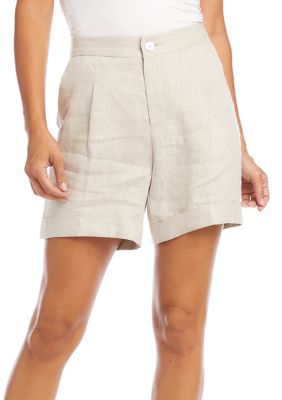 Karen Kane Women's High Waisted Pleated Shorts | belk