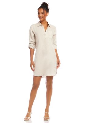 Women's Linen Shirtdress