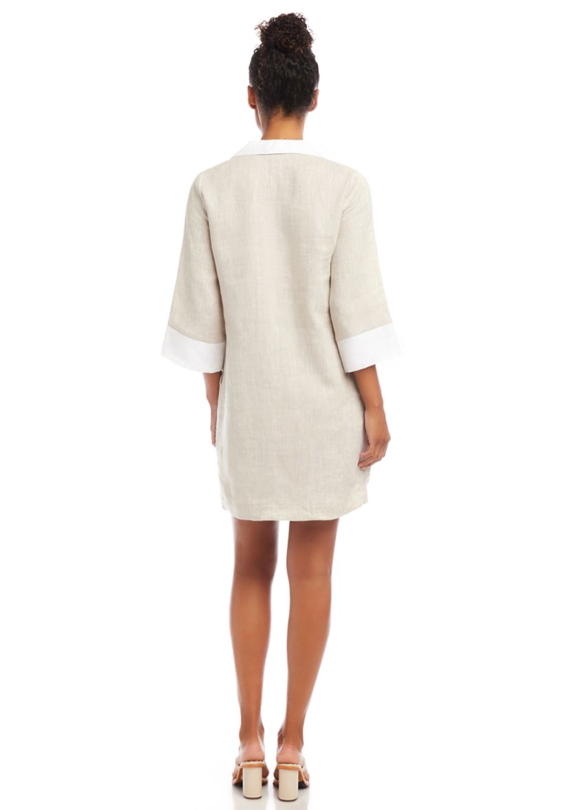 Womens Contrast Shift Dress
