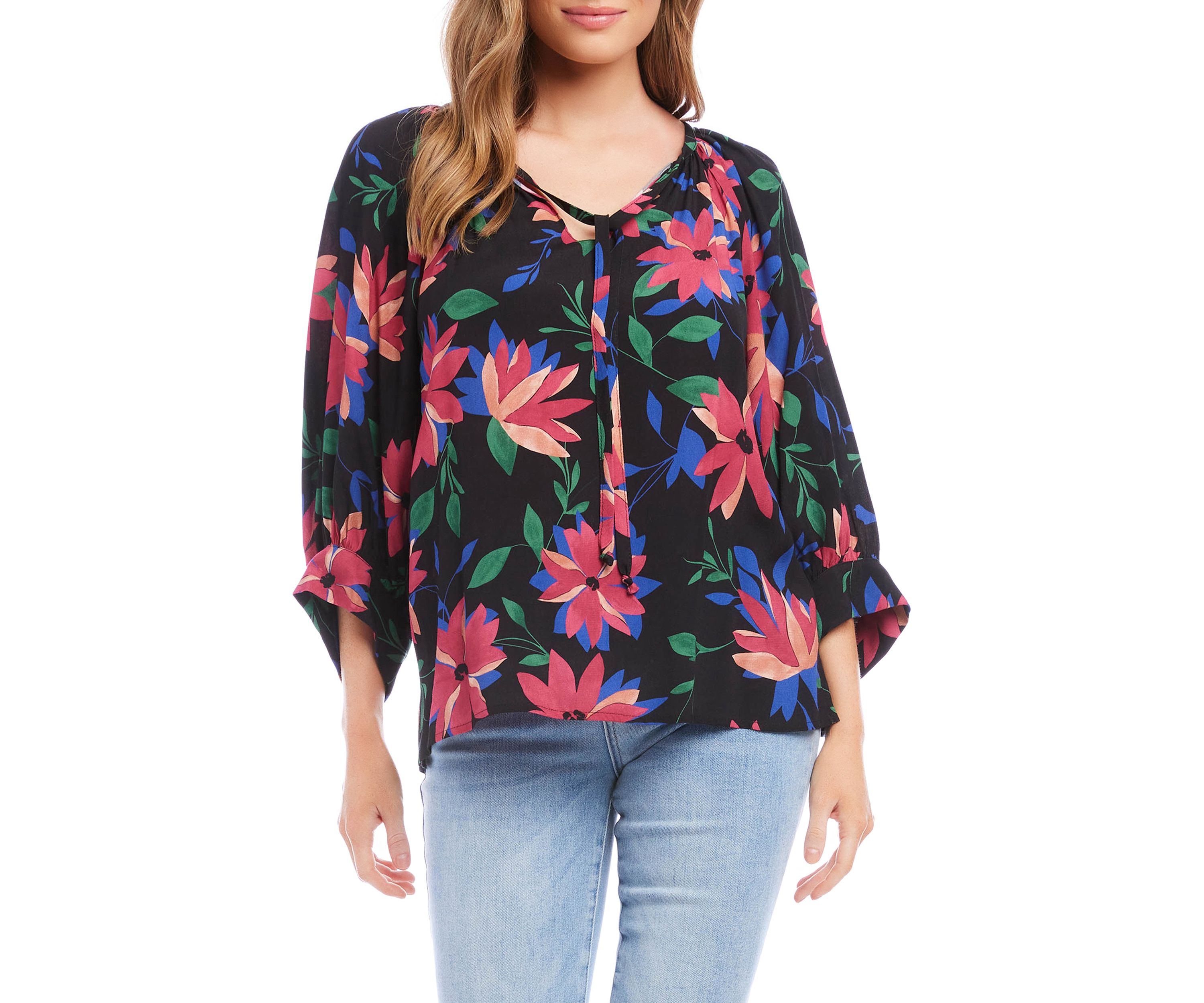 Womens Blouson Sleeve Top
