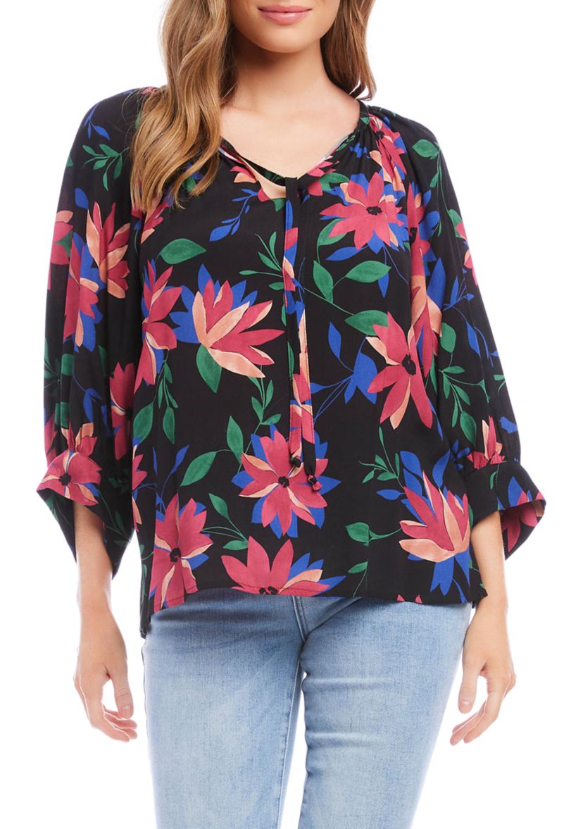 Womens Blouson Sleeve Top