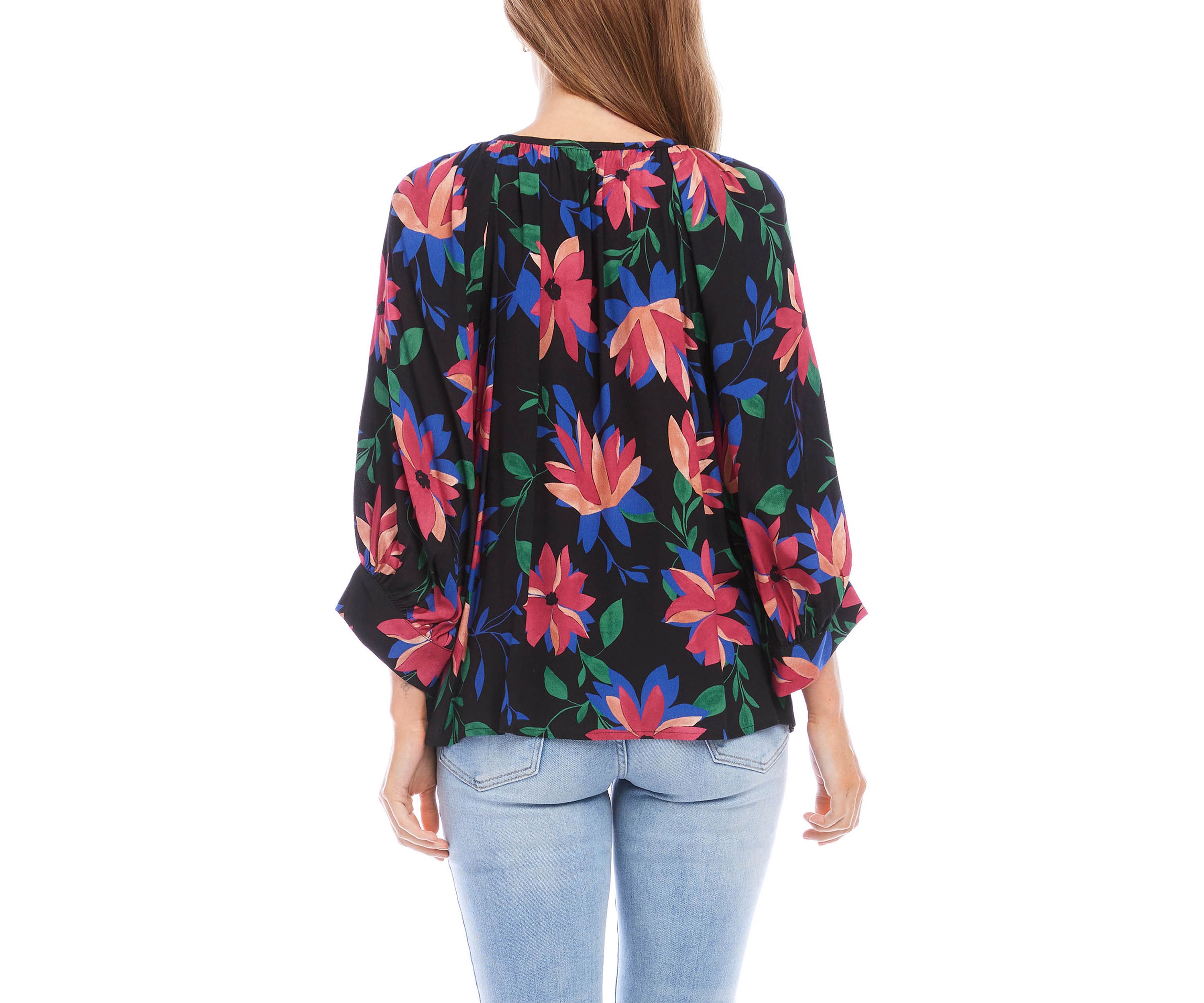 Womens Blouson Sleeve Top