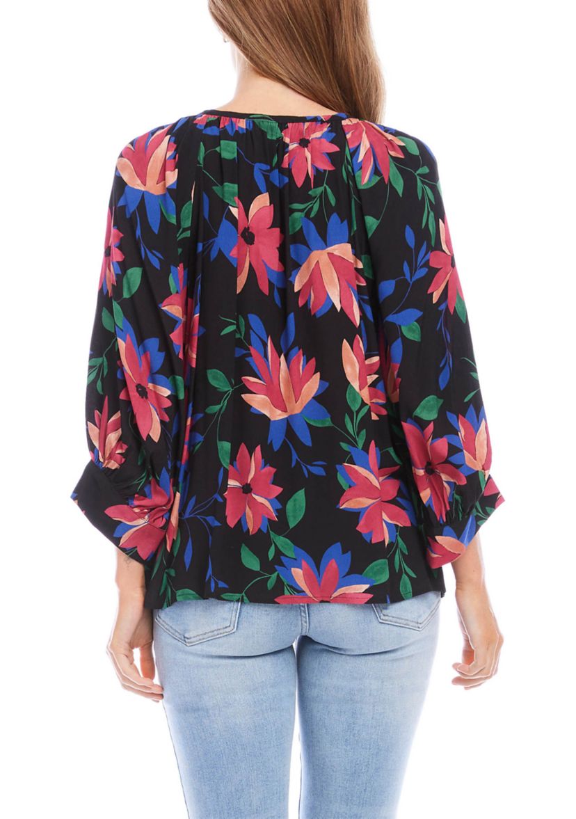 Womens Blouson Sleeve Top