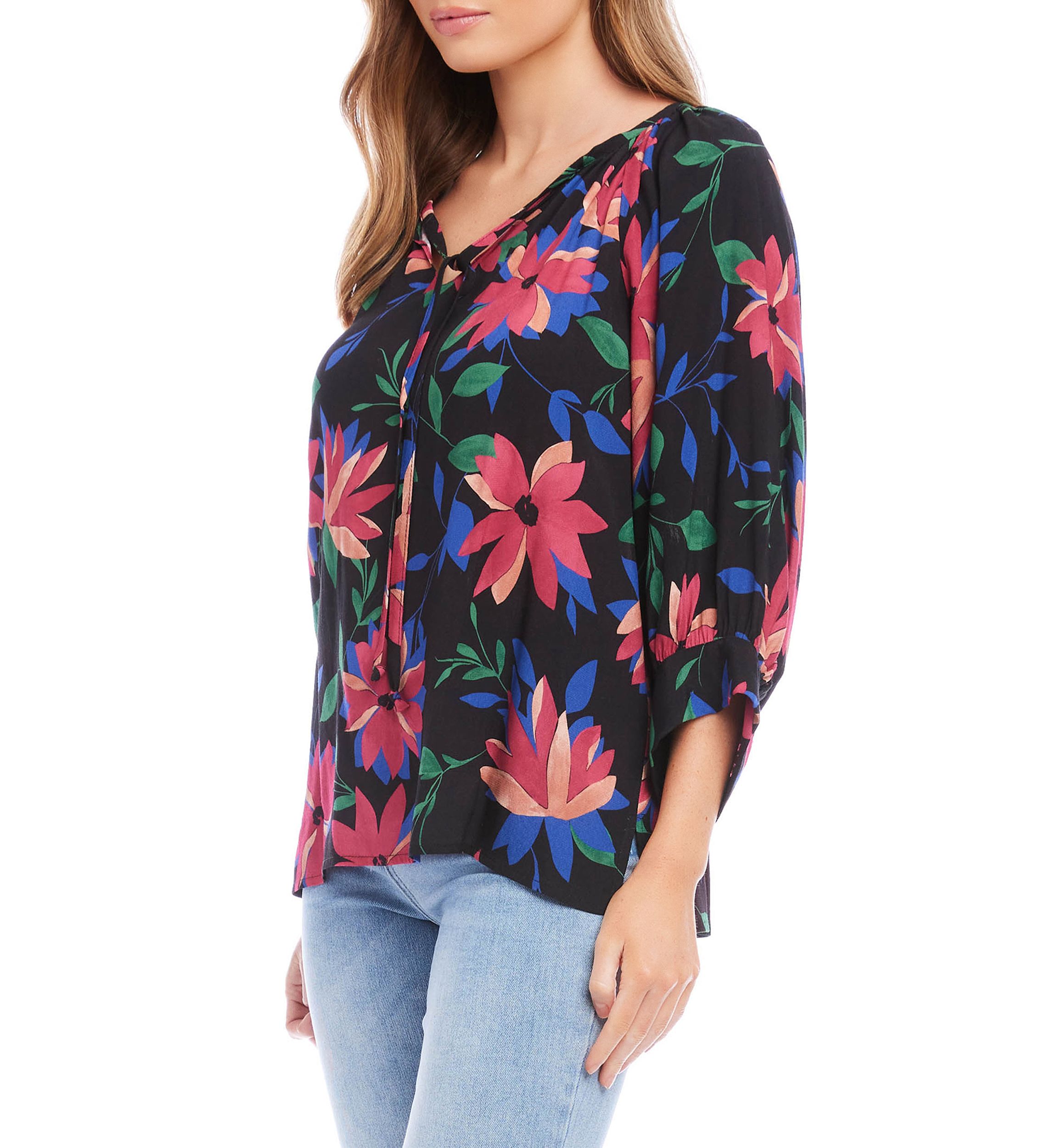 Womens Blouson Sleeve Top