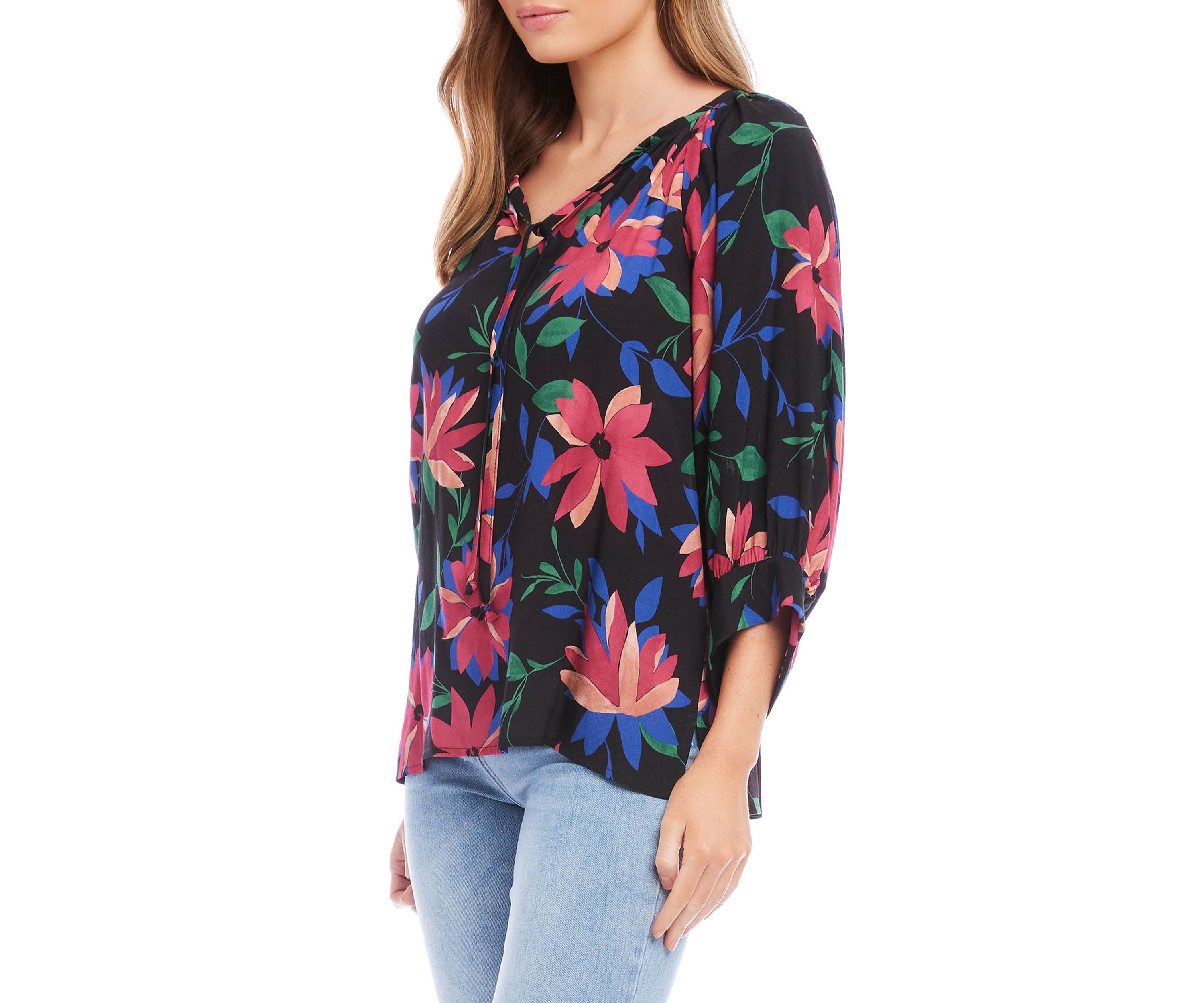 Womens Blouson Sleeve Top