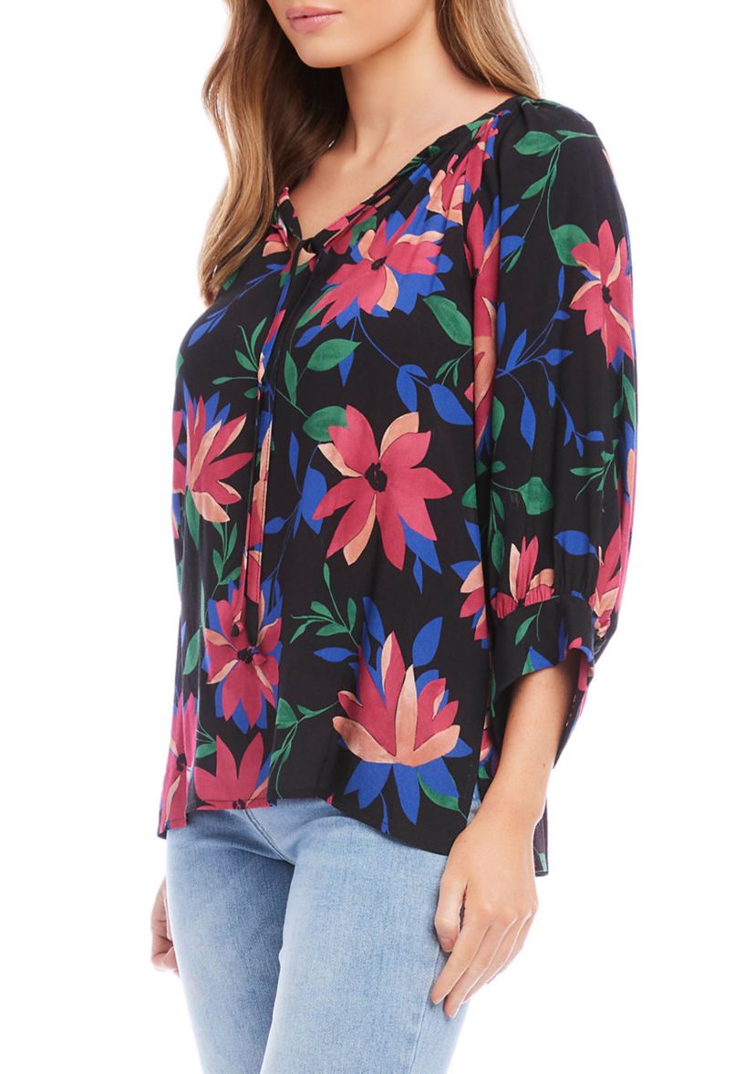 Womens Blouson Sleeve Top