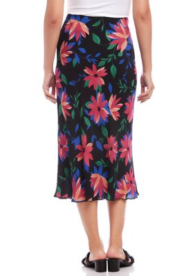 Women's Bias Cut Midi Skirt