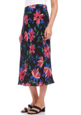 Women's Bias Cut Midi Skirt