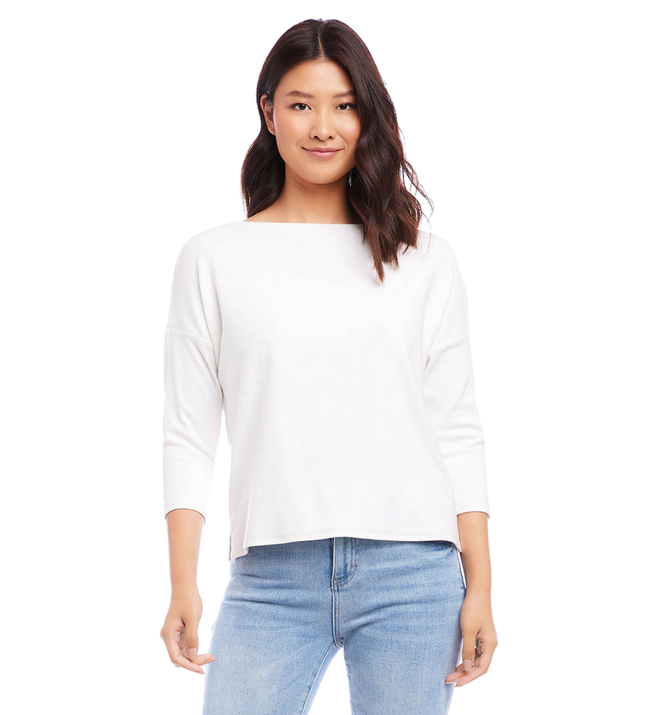 Womens Boat Neck Top