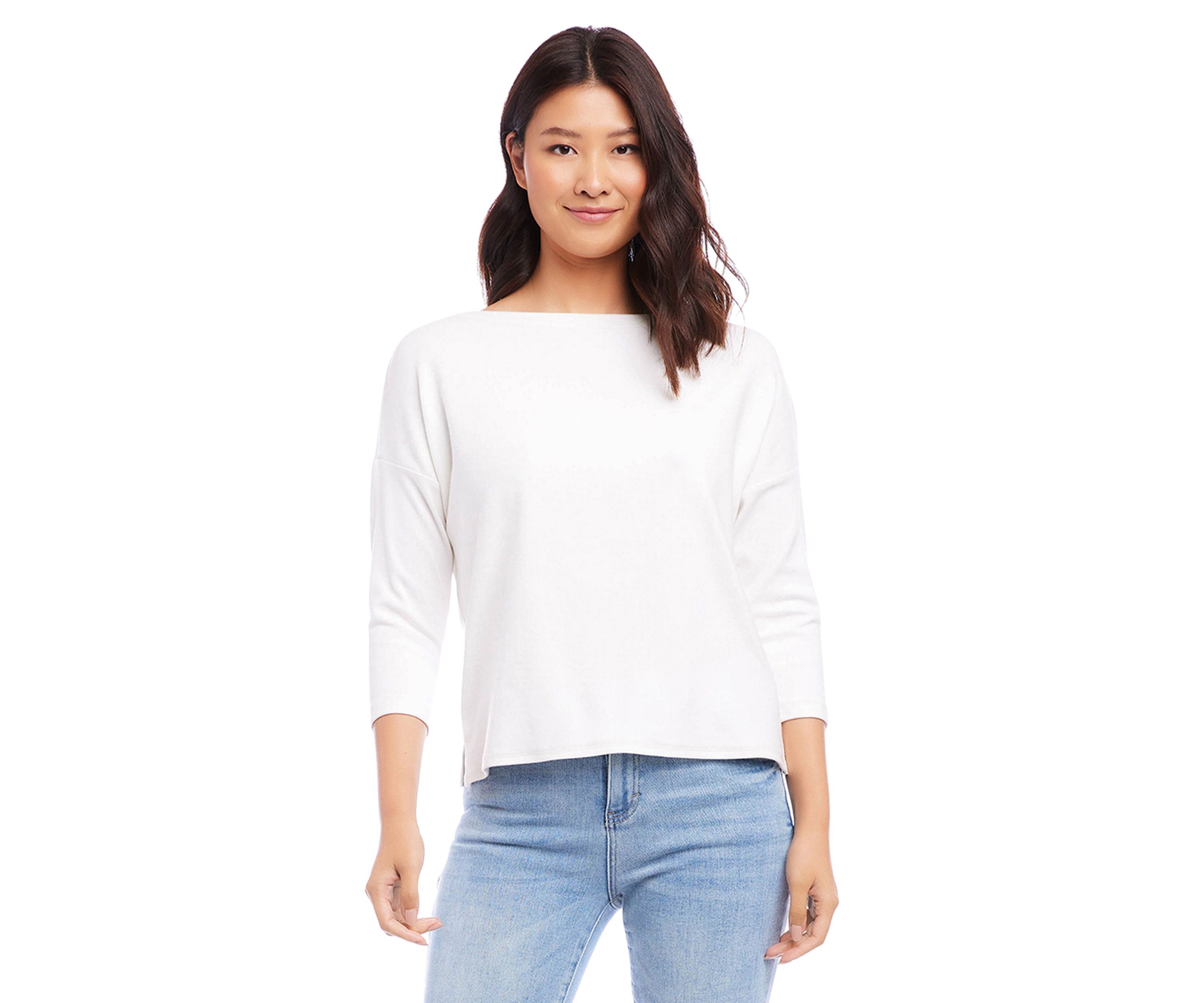 Womens Boat Neck Top
