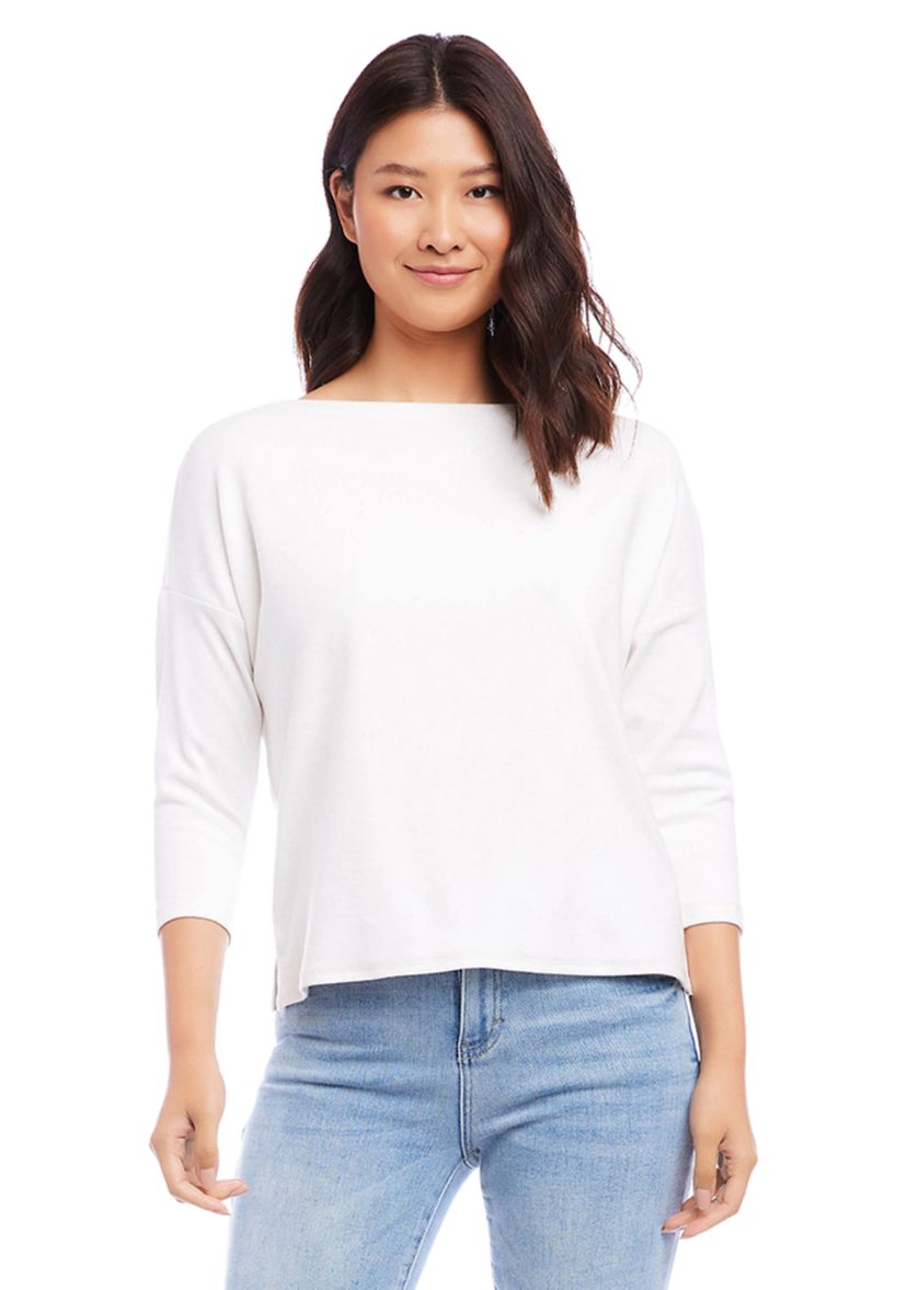 Womens Boat Neck Top