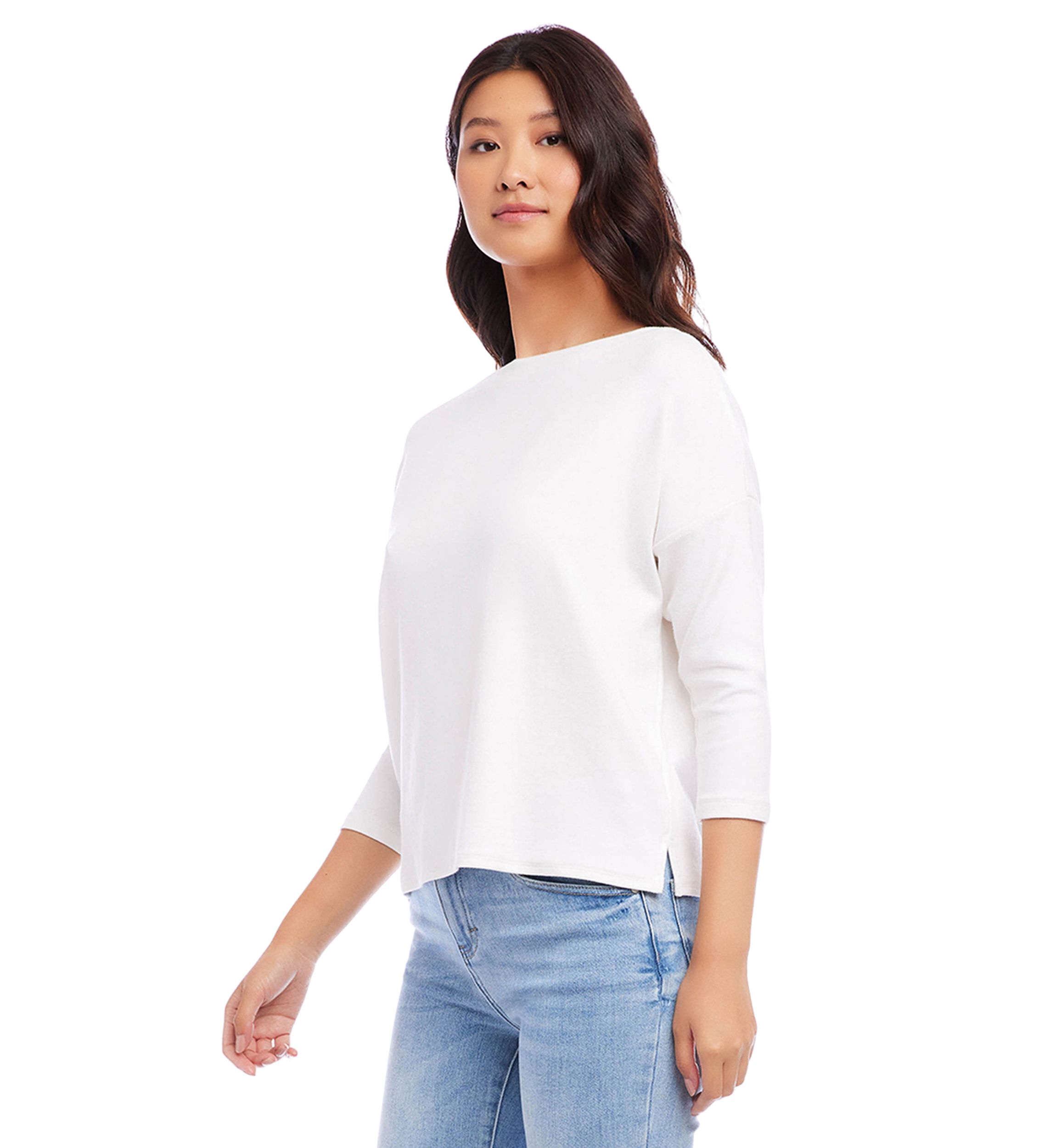 Womens Boat Neck Top