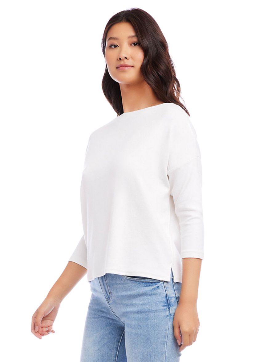 Womens Boat Neck Top