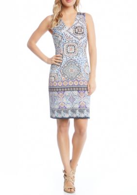 Karen Kane Tuscan Tile Sheath Dress | belk