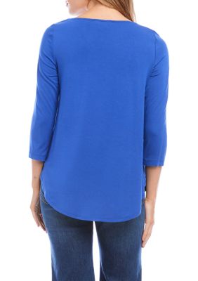 Women's Cut Out Shirttail T-Shirt