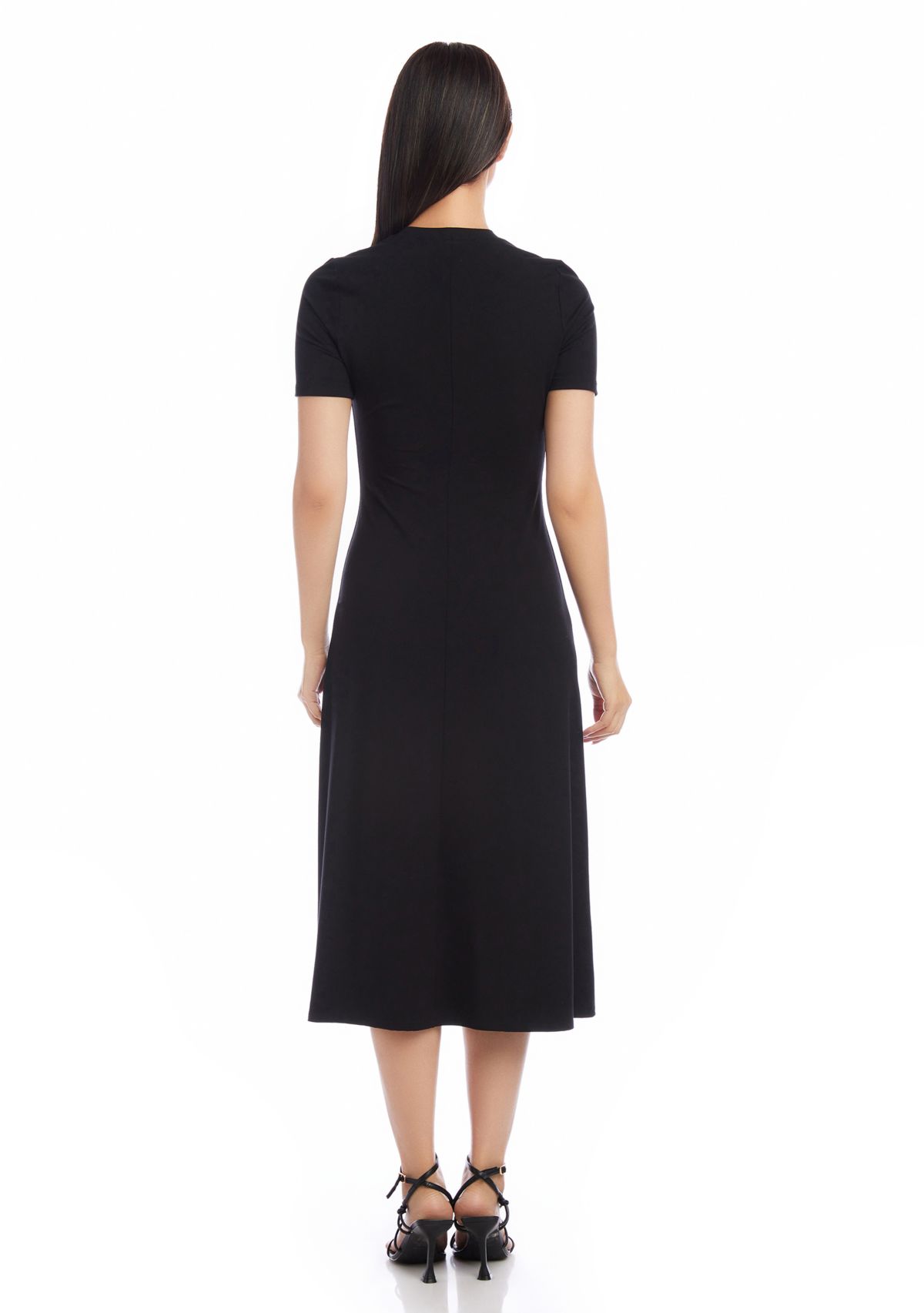 Womens Asymmetric Front Slit Dress