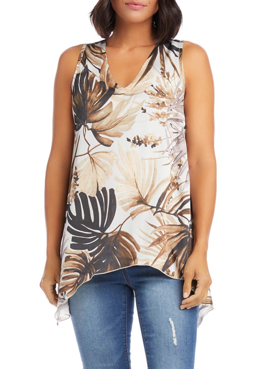 Uneven Hem Tank