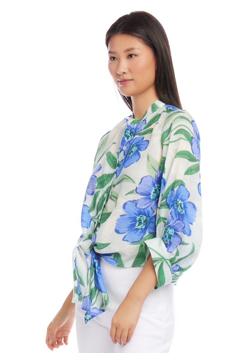 Womens Tie Front Top