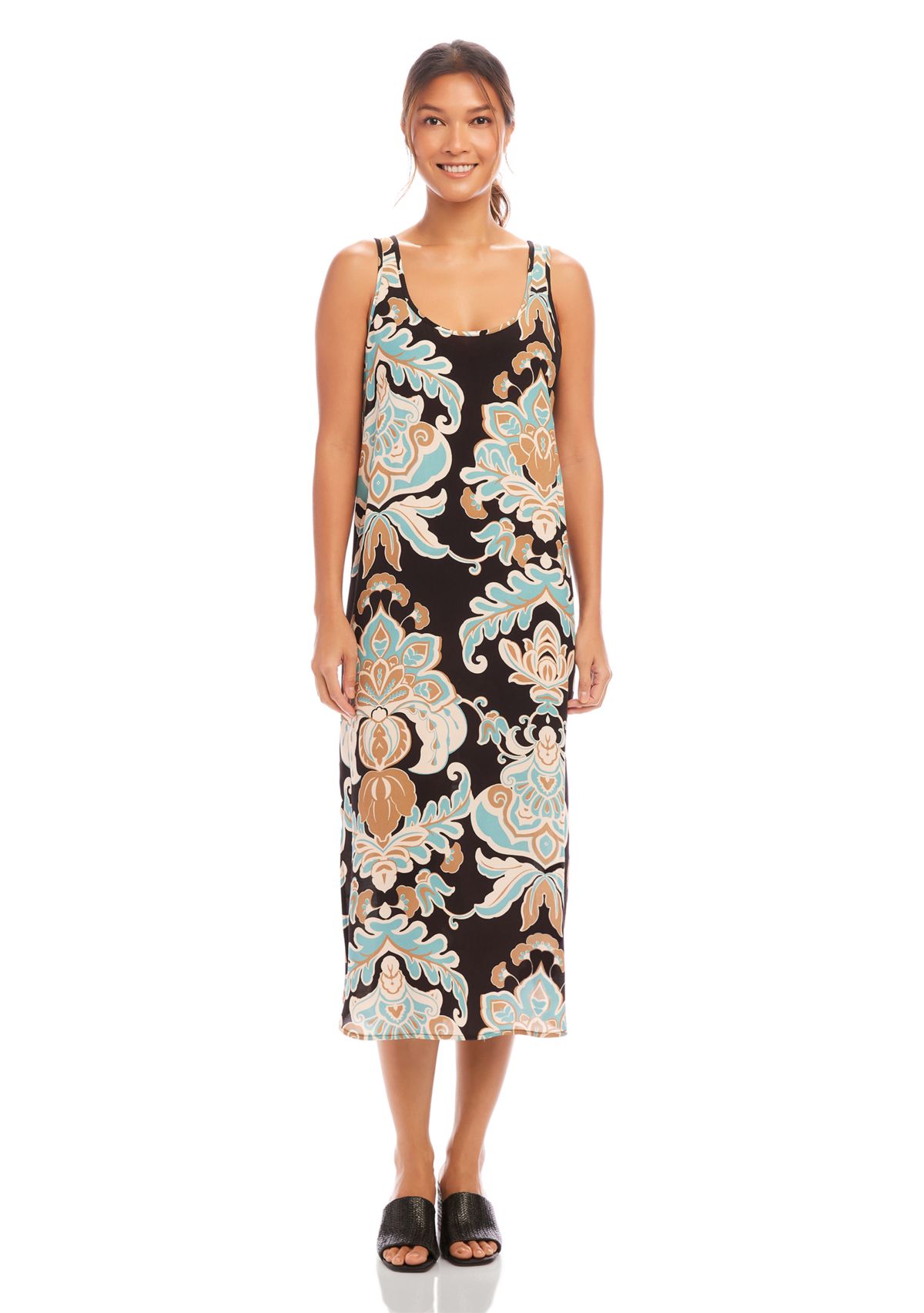 Petite Side Slit Tank Dress