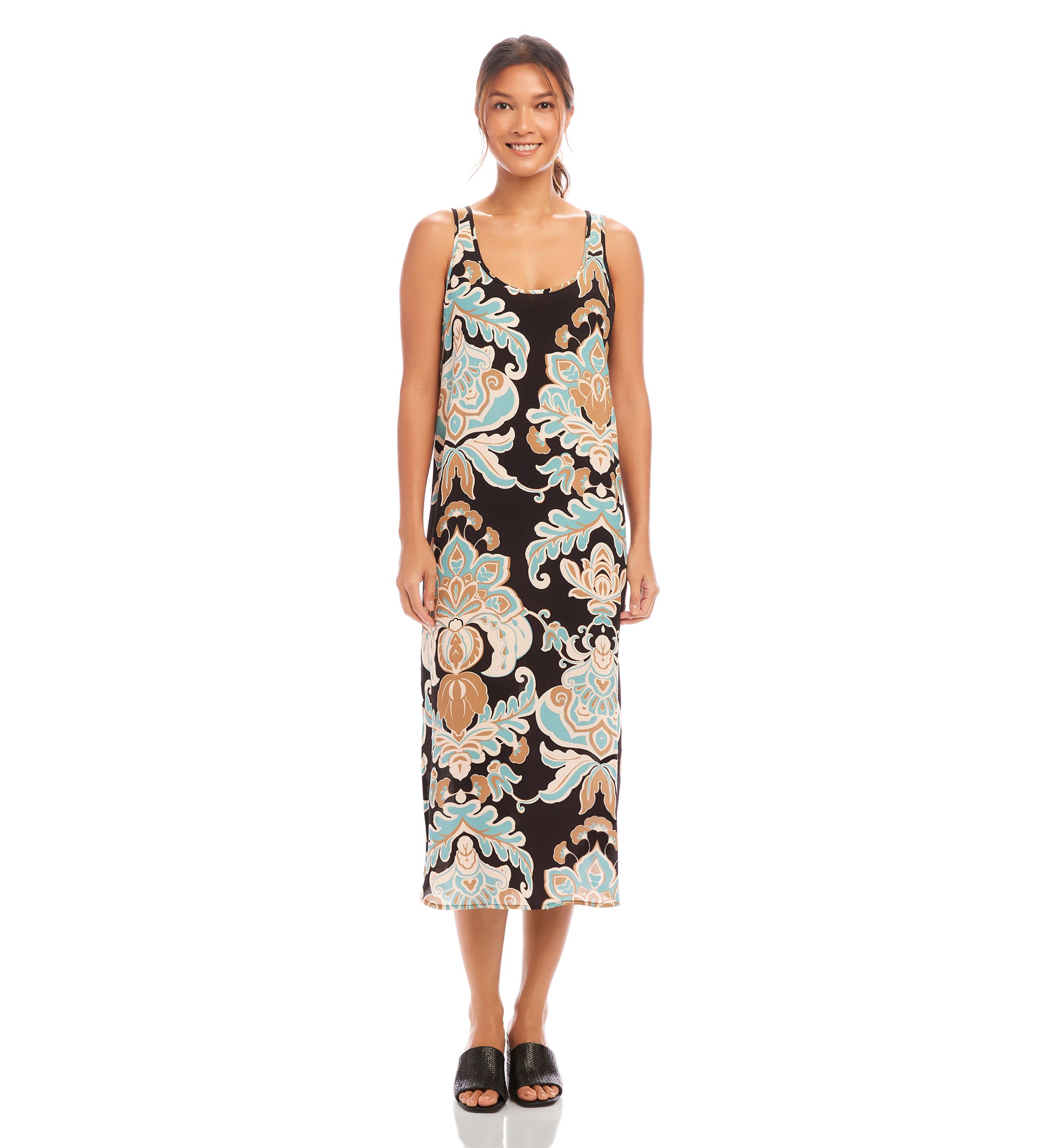 Petite Side Slit Tank Dress