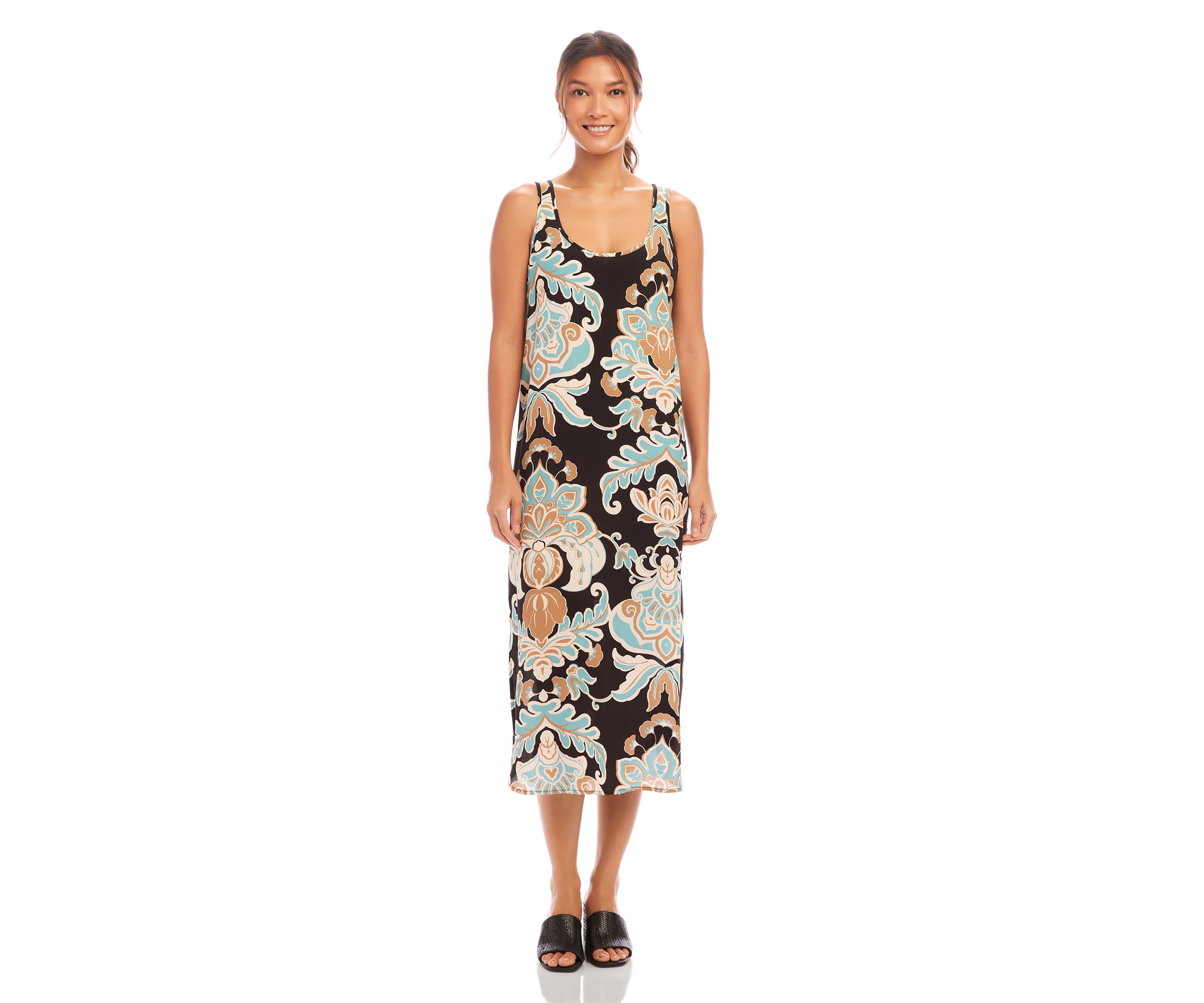 Petite Side Slit Tank Dress