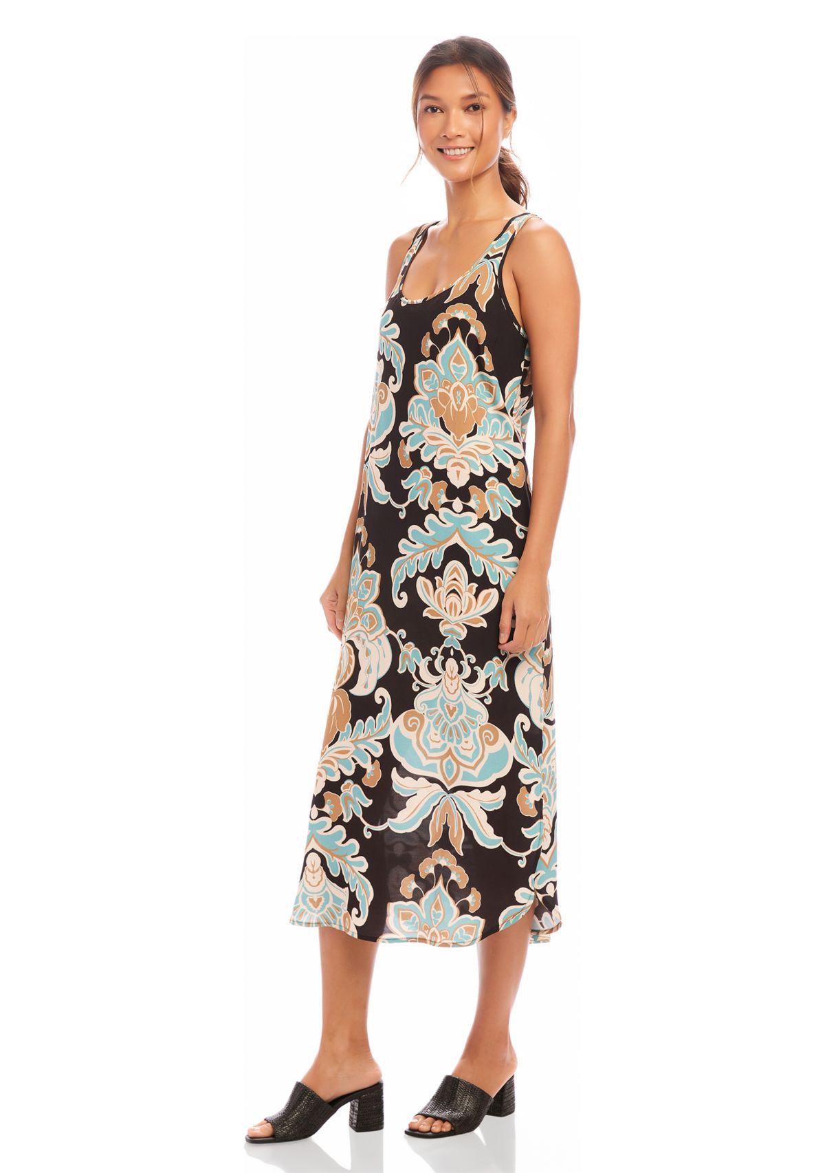 Petite Side Slit Tank Dress