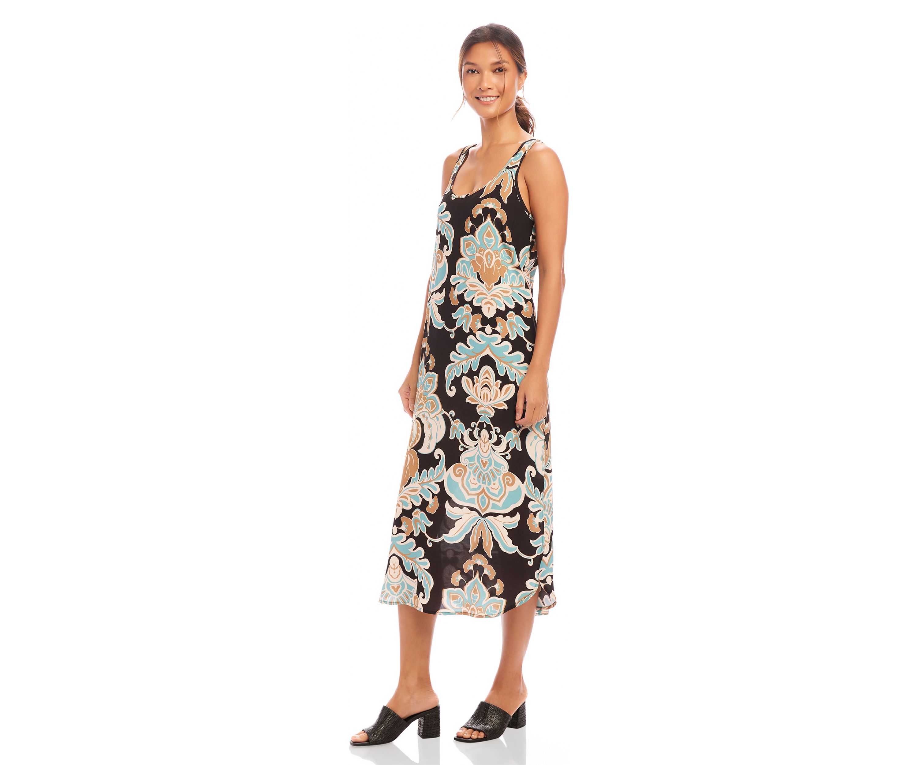 Petite Side Slit Tank Dress