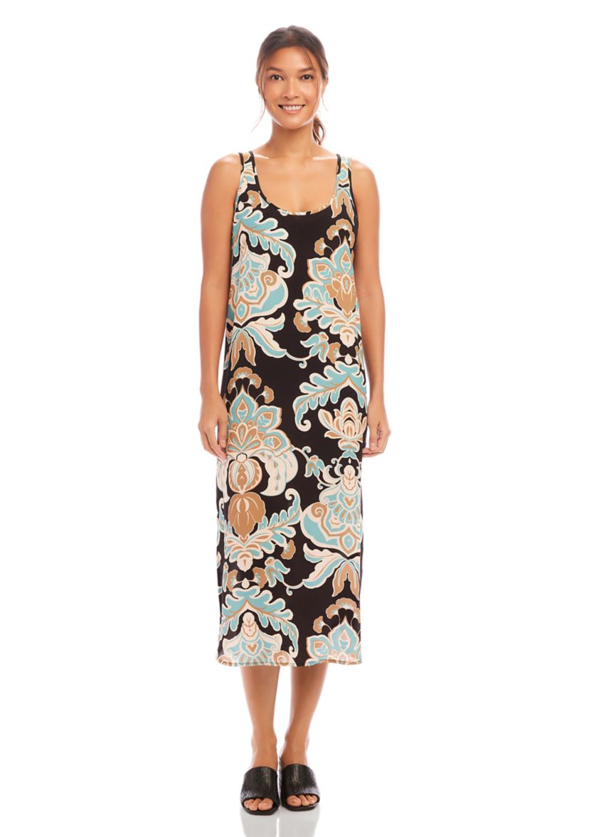 Womens Side Slit Tank Dress
