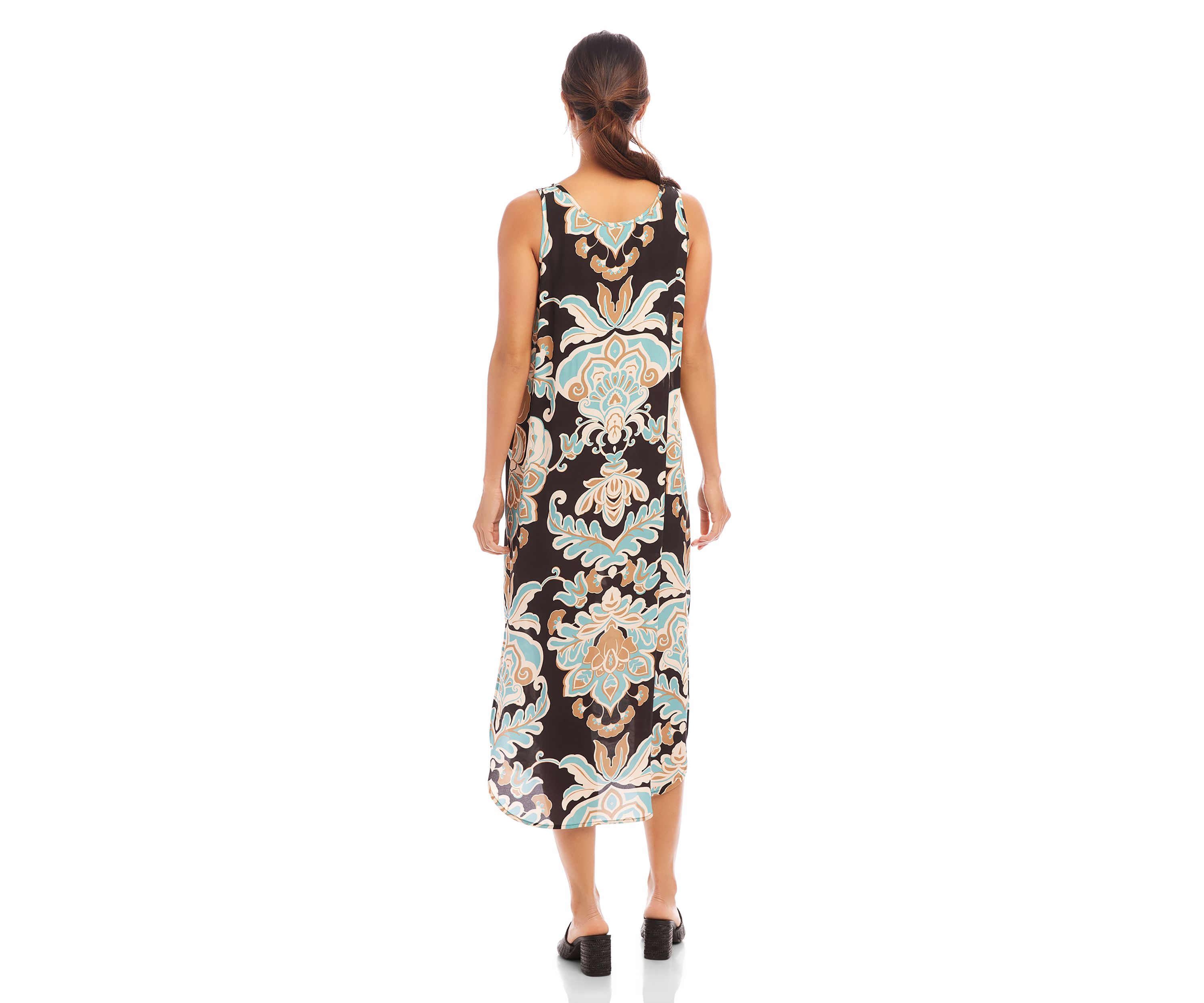 Womens Side Slit Tank Dress