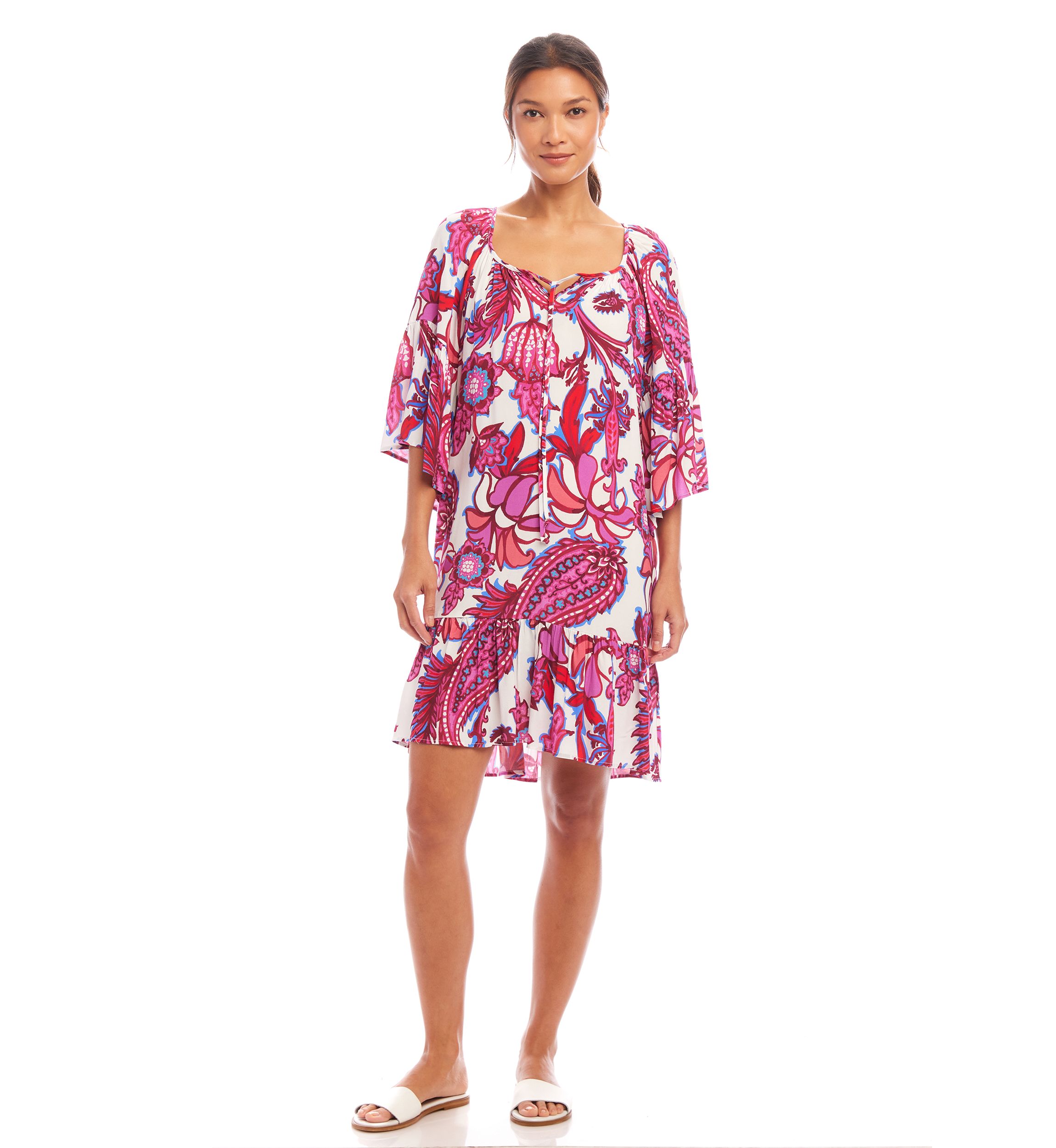 Womens Ruffle Hem Dress