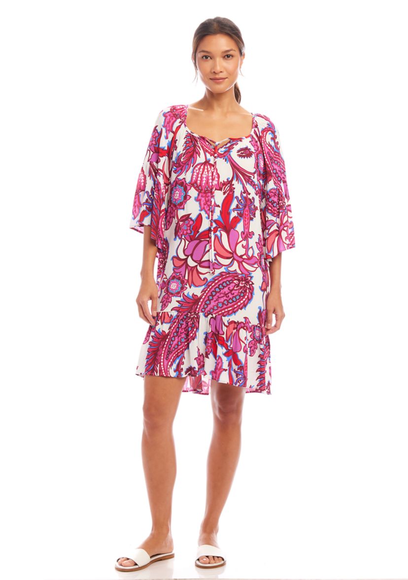 Womens Ruffle Hem Dress