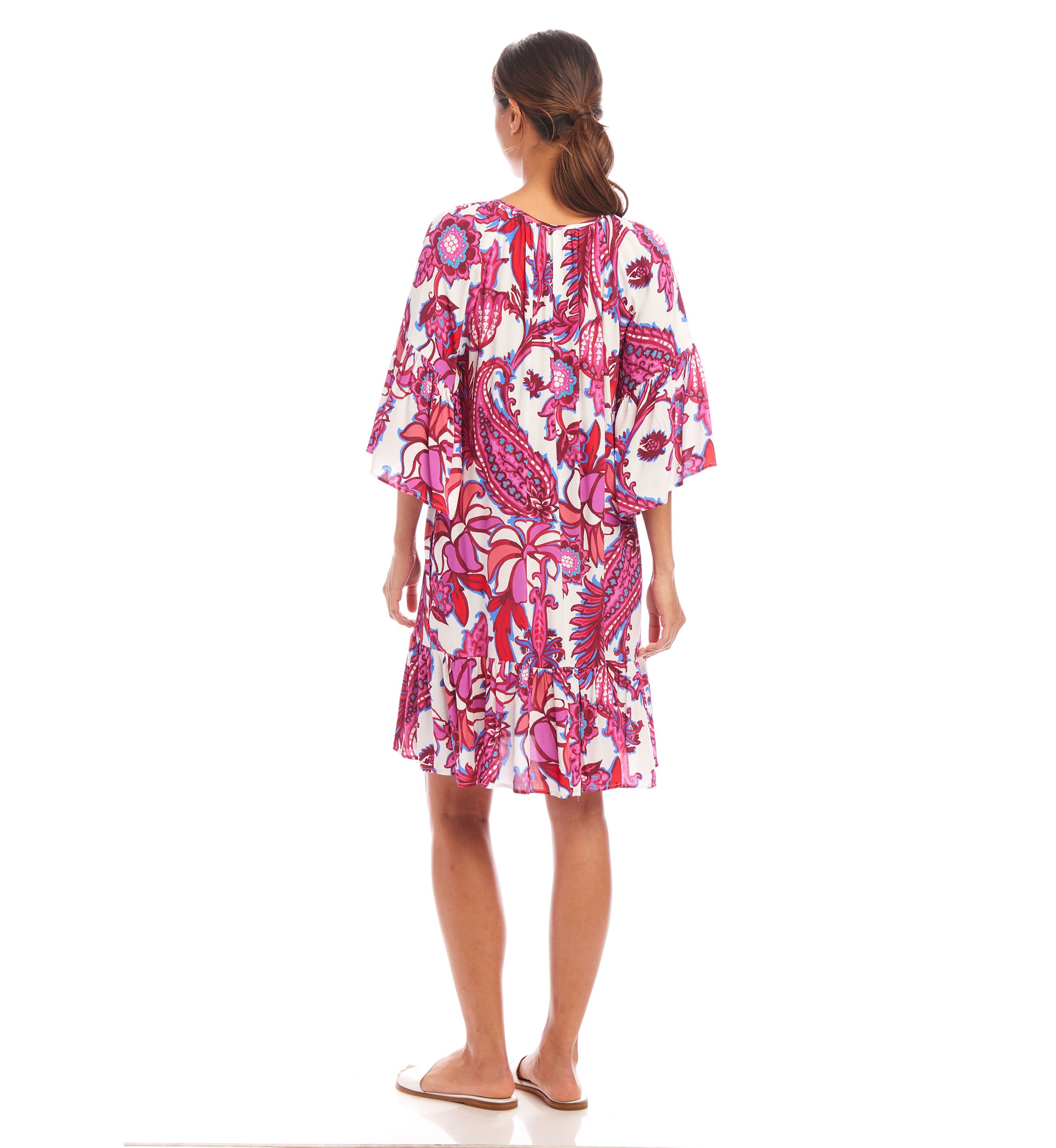 Womens Ruffle Hem Dress