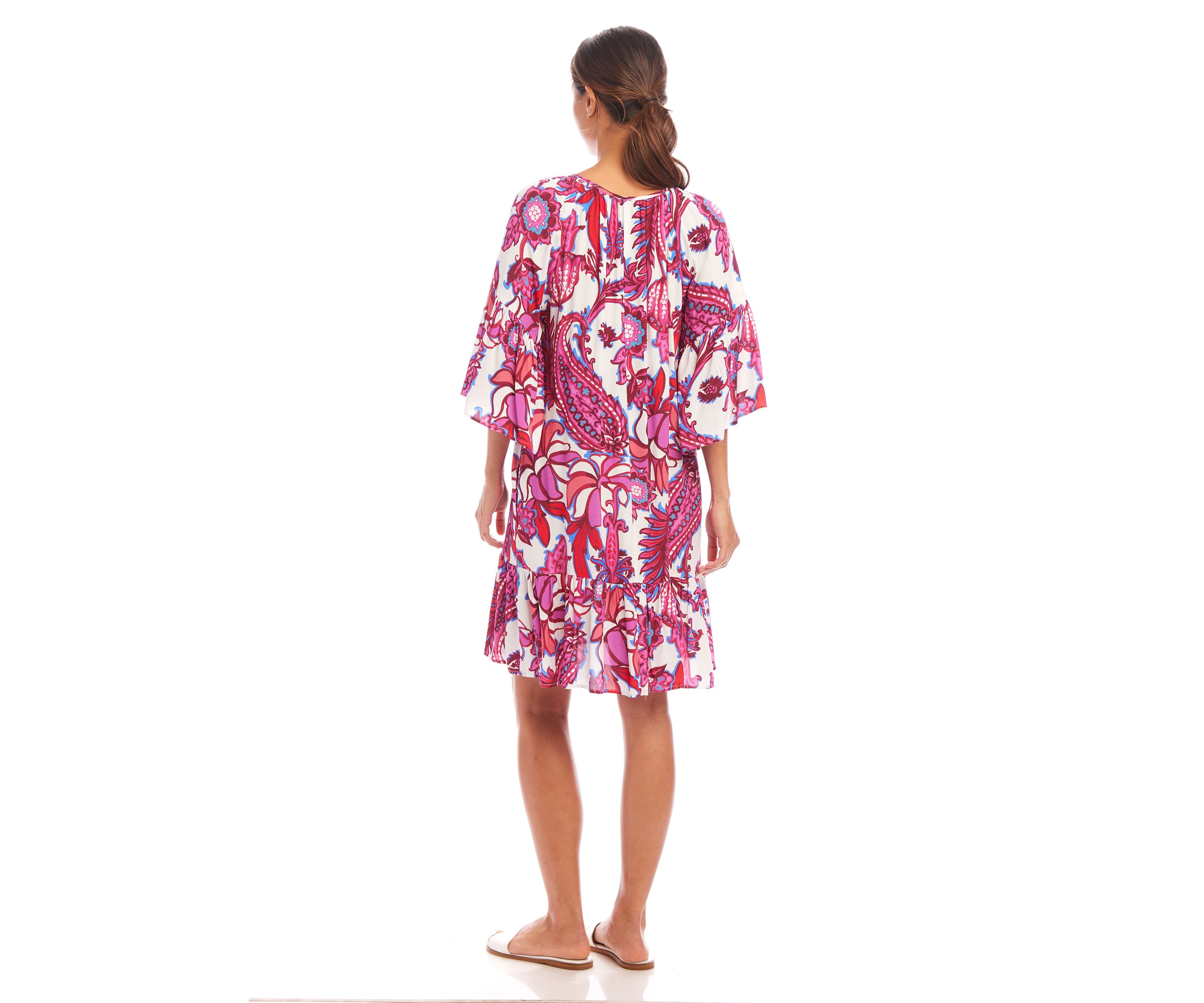 Womens Ruffle Hem Dress