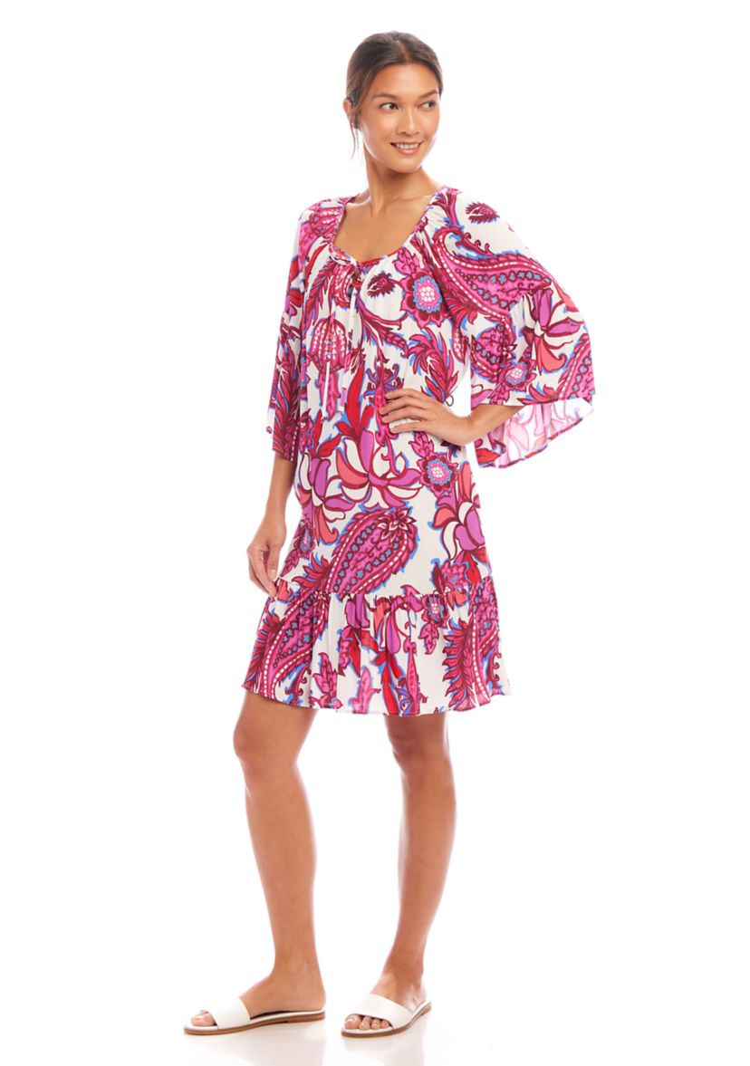 Womens Ruffle Hem Dress