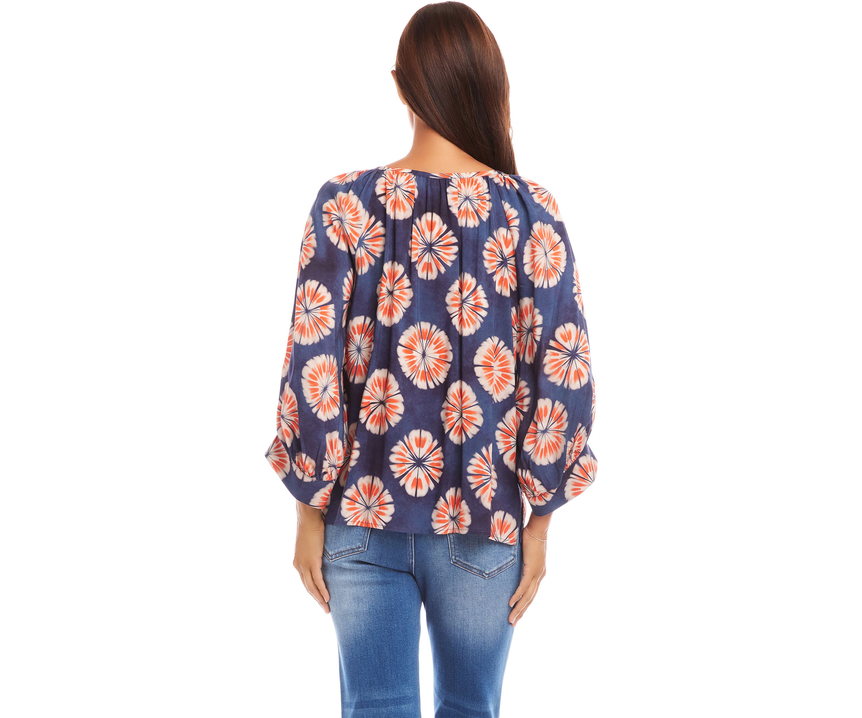 Petite Size Blouson Sleeve Top