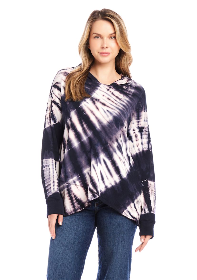 Womens Asymmetric Hem Hoodie