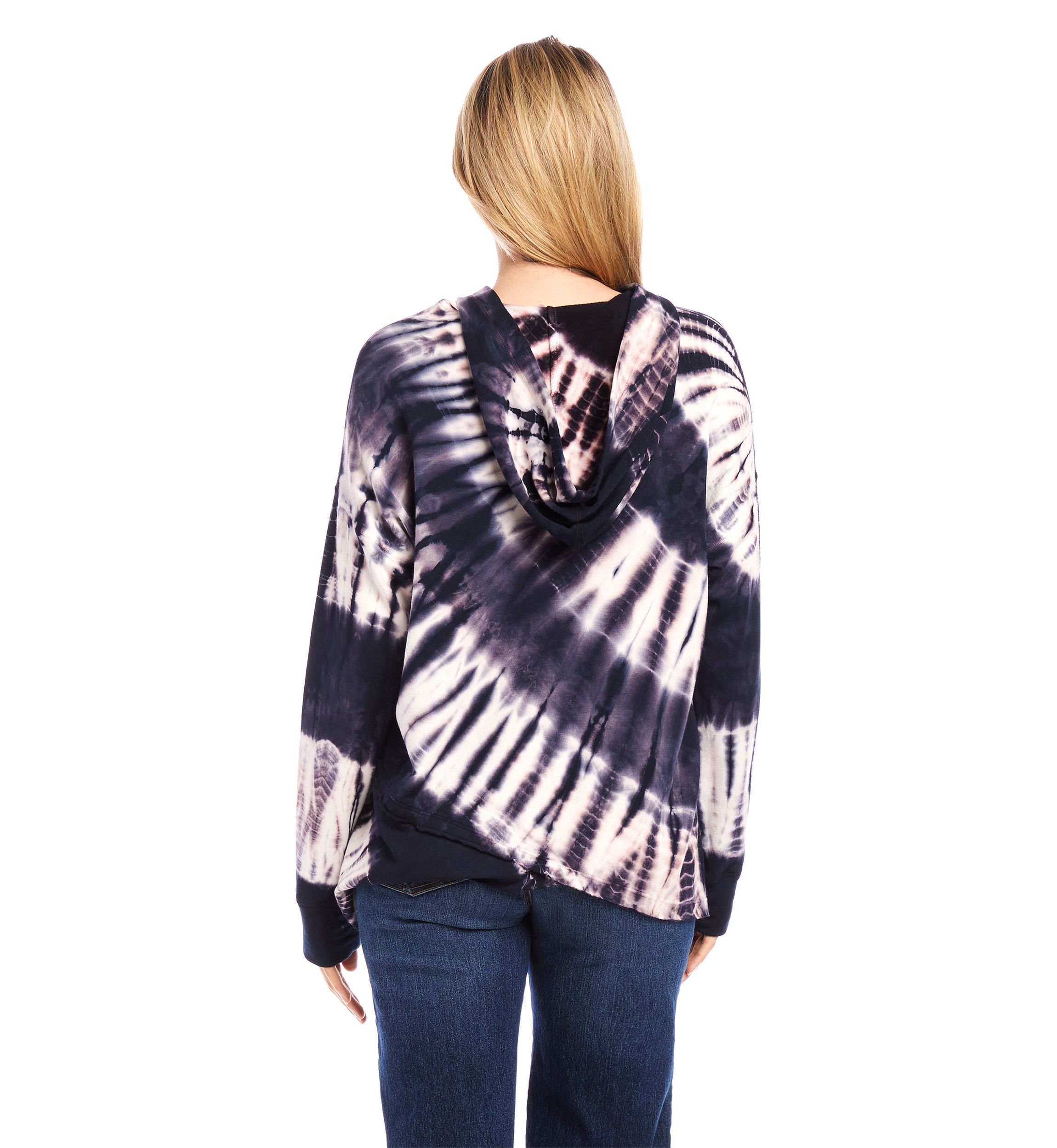 Womens Asymmetric Hem Hoodie