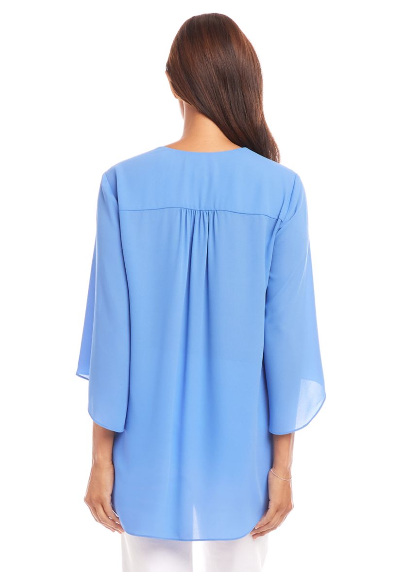 Petite Bracelet Sleeve Asymmetric Top