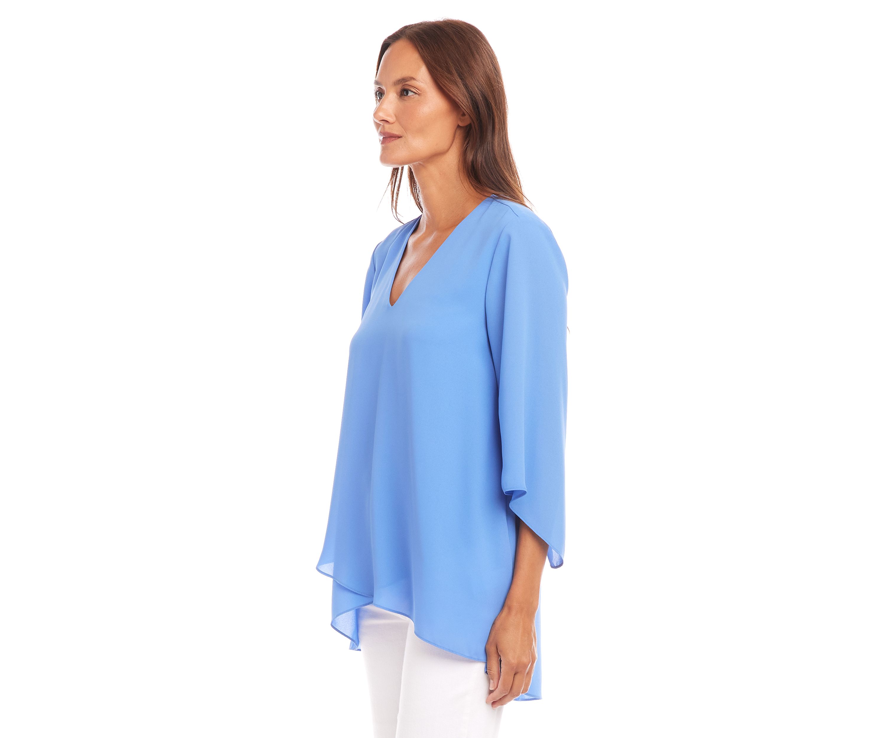 Petite Bracelet Sleeve Asymmetric Top