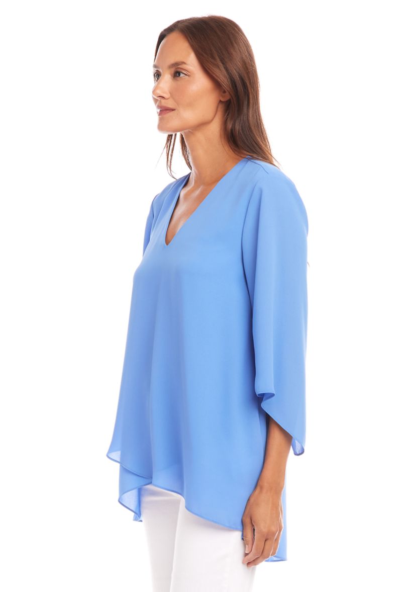 Petite Bracelet Sleeve Asymmetric Top