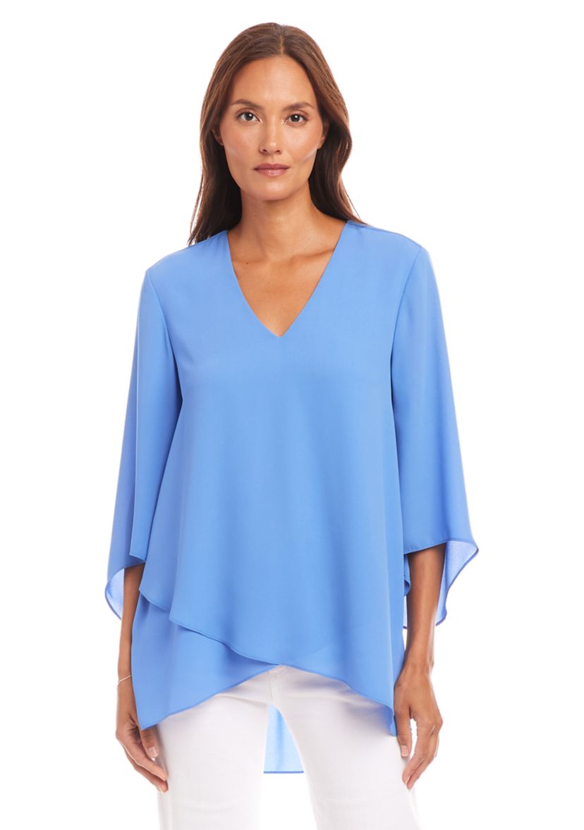 Womens Bracelet Sleeve Asymmetric Top