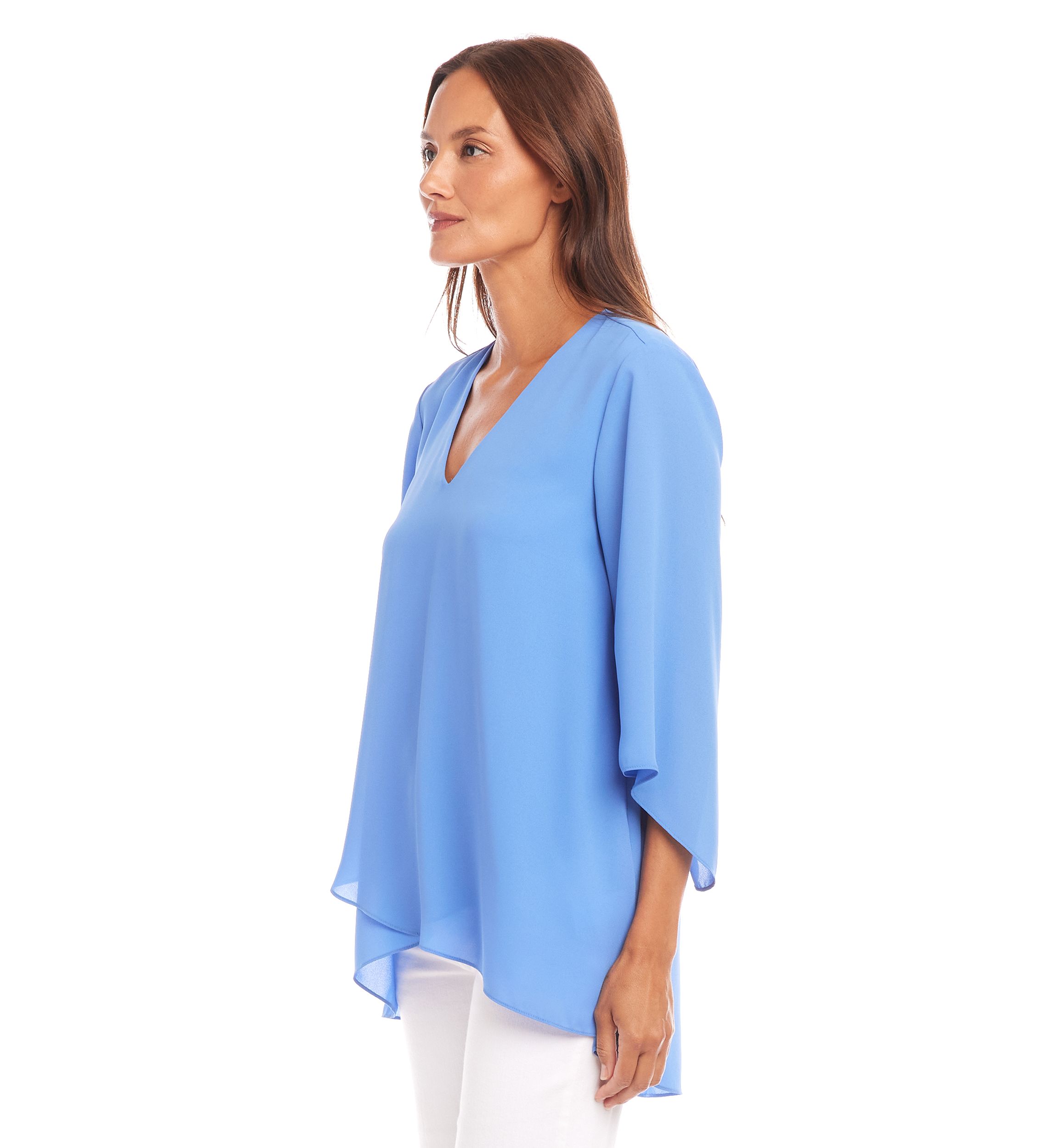 Womens Bracelet Sleeve Asymmetric Top
