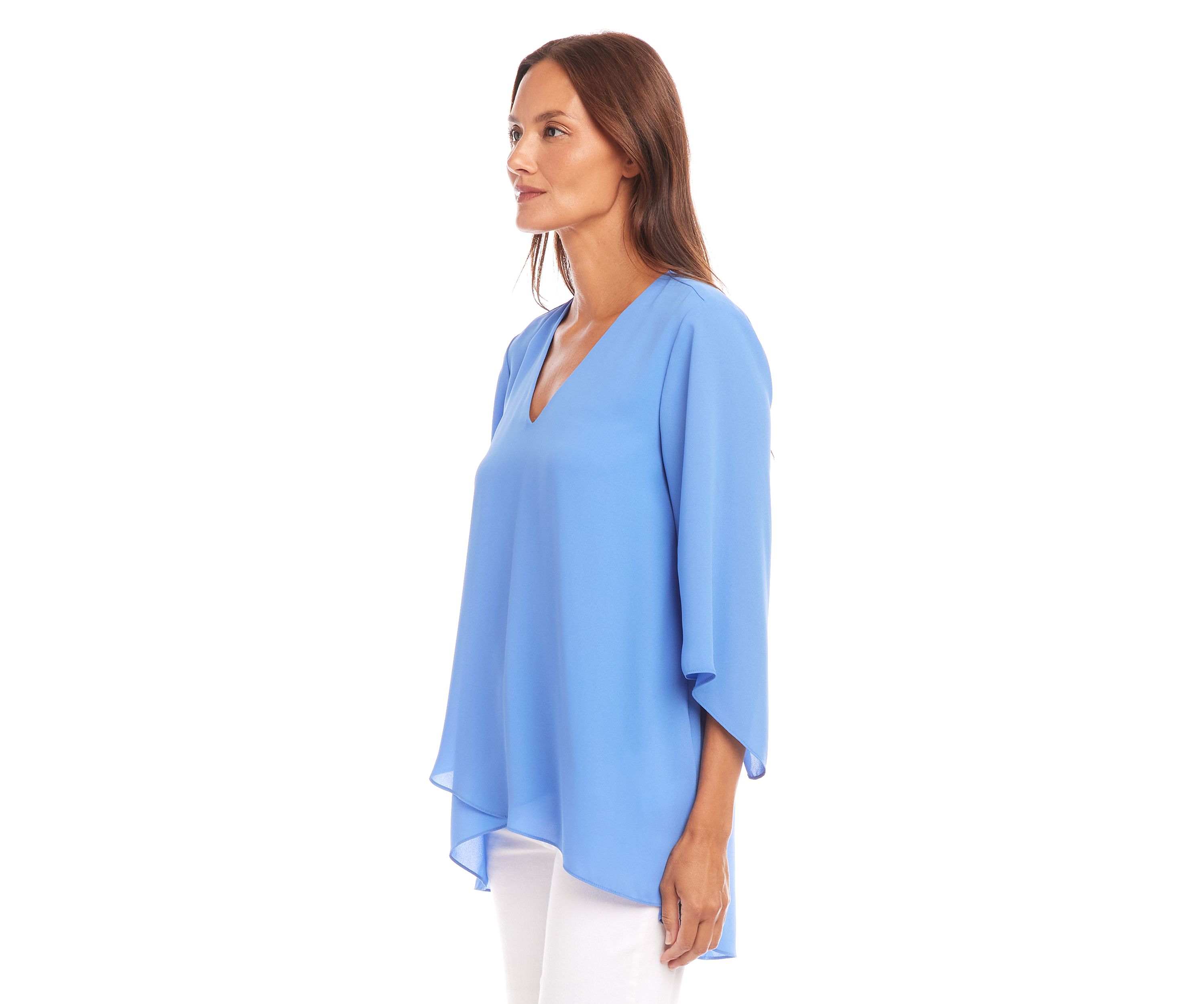Womens Bracelet Sleeve Asymmetric Top