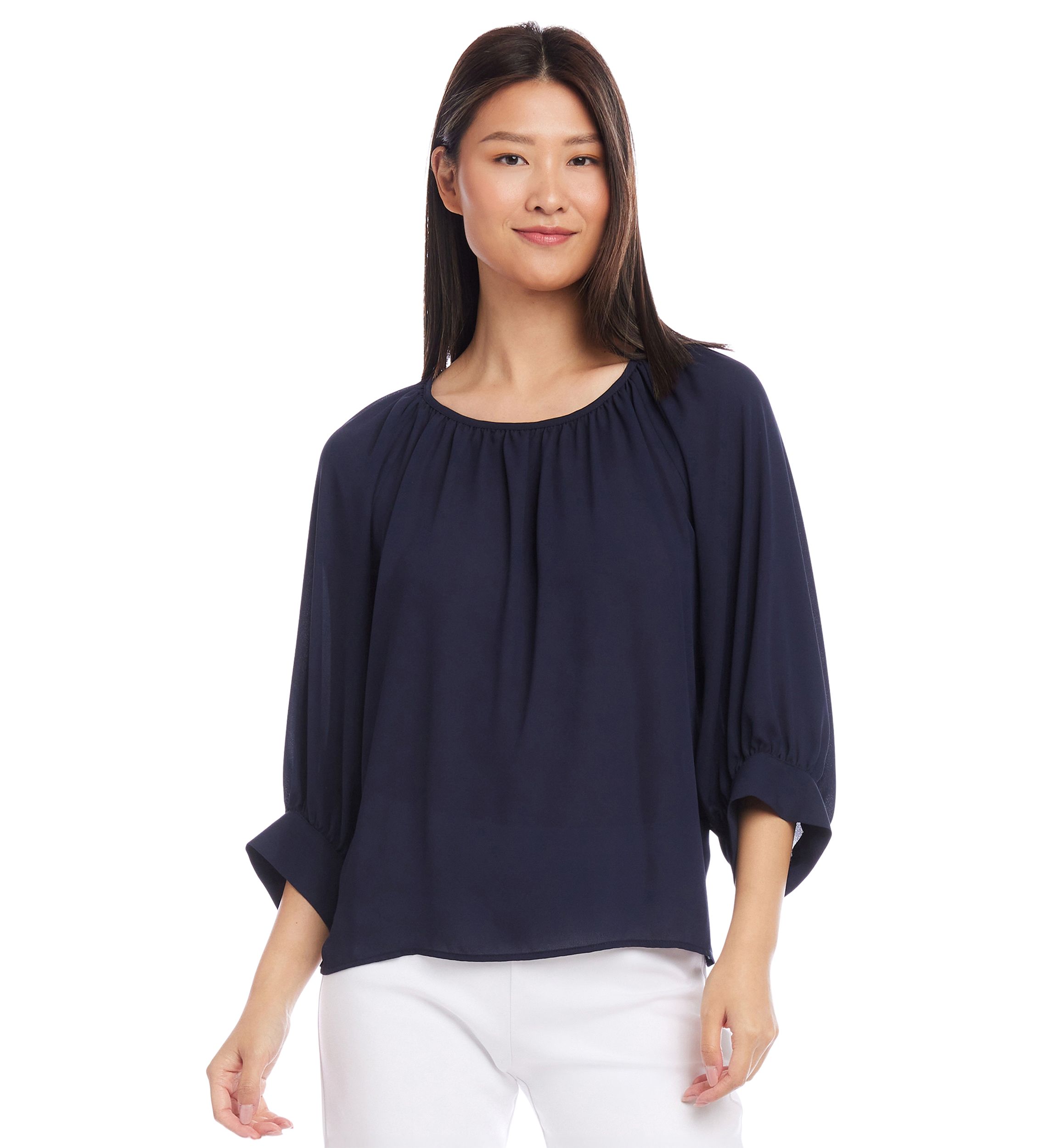 Petite Blouson Sleeve Top