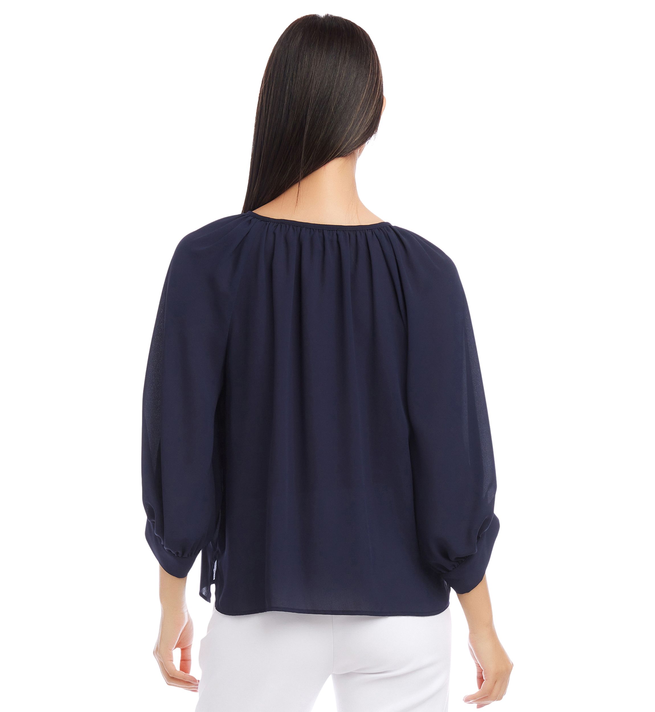 Petite Blouson Sleeve Top