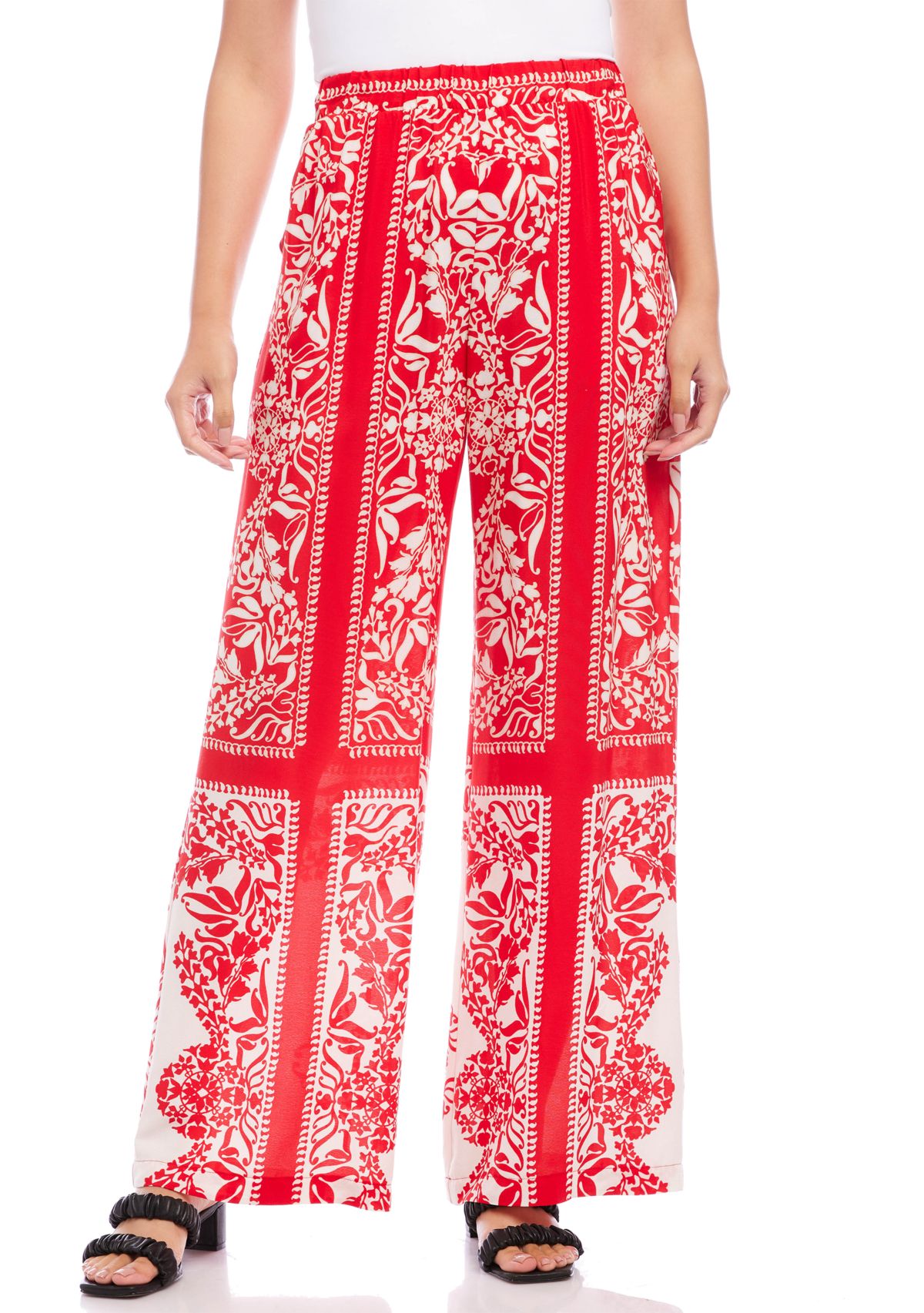 Womens Bandana Print Pants