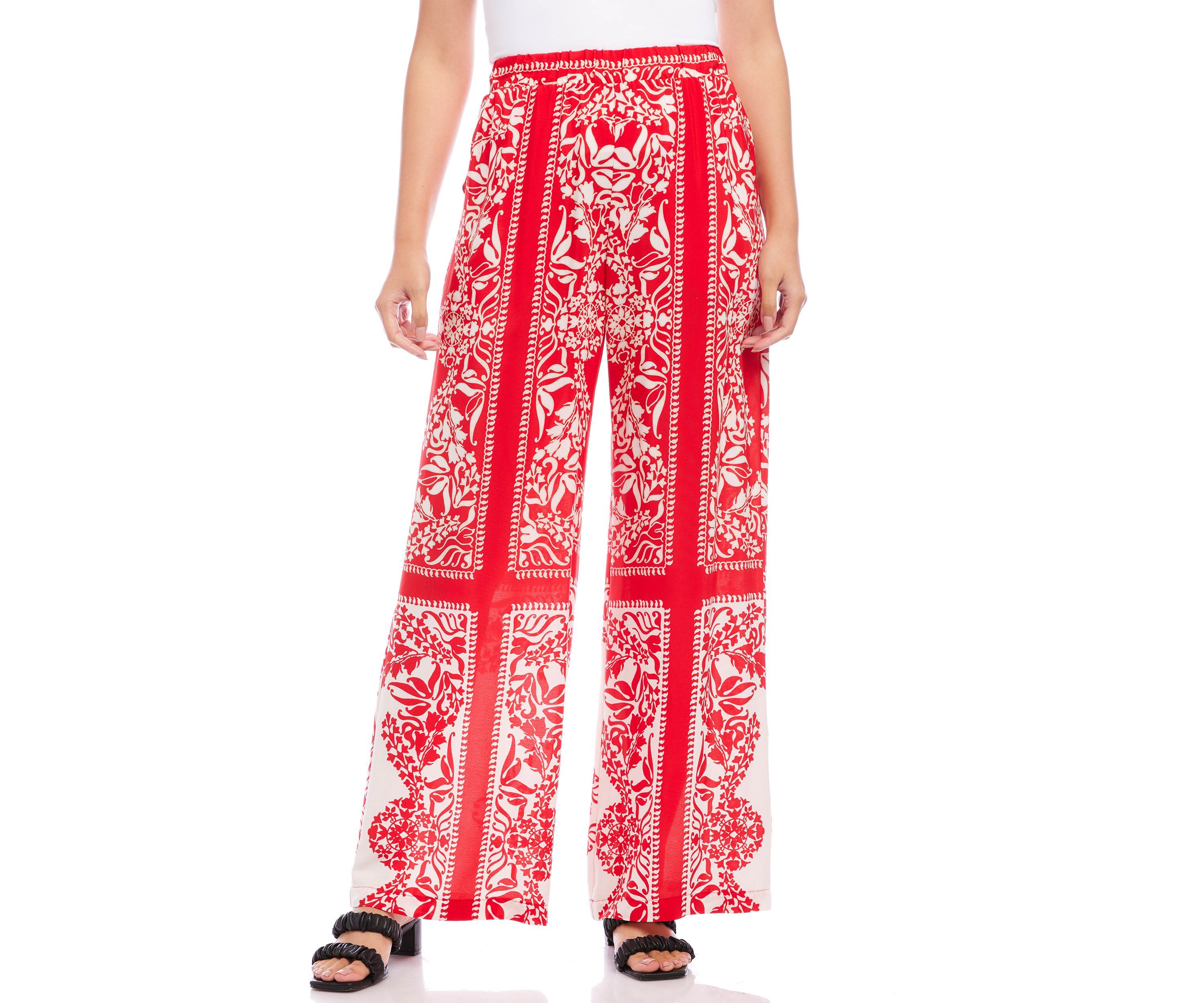 Womens Bandana Print Pants