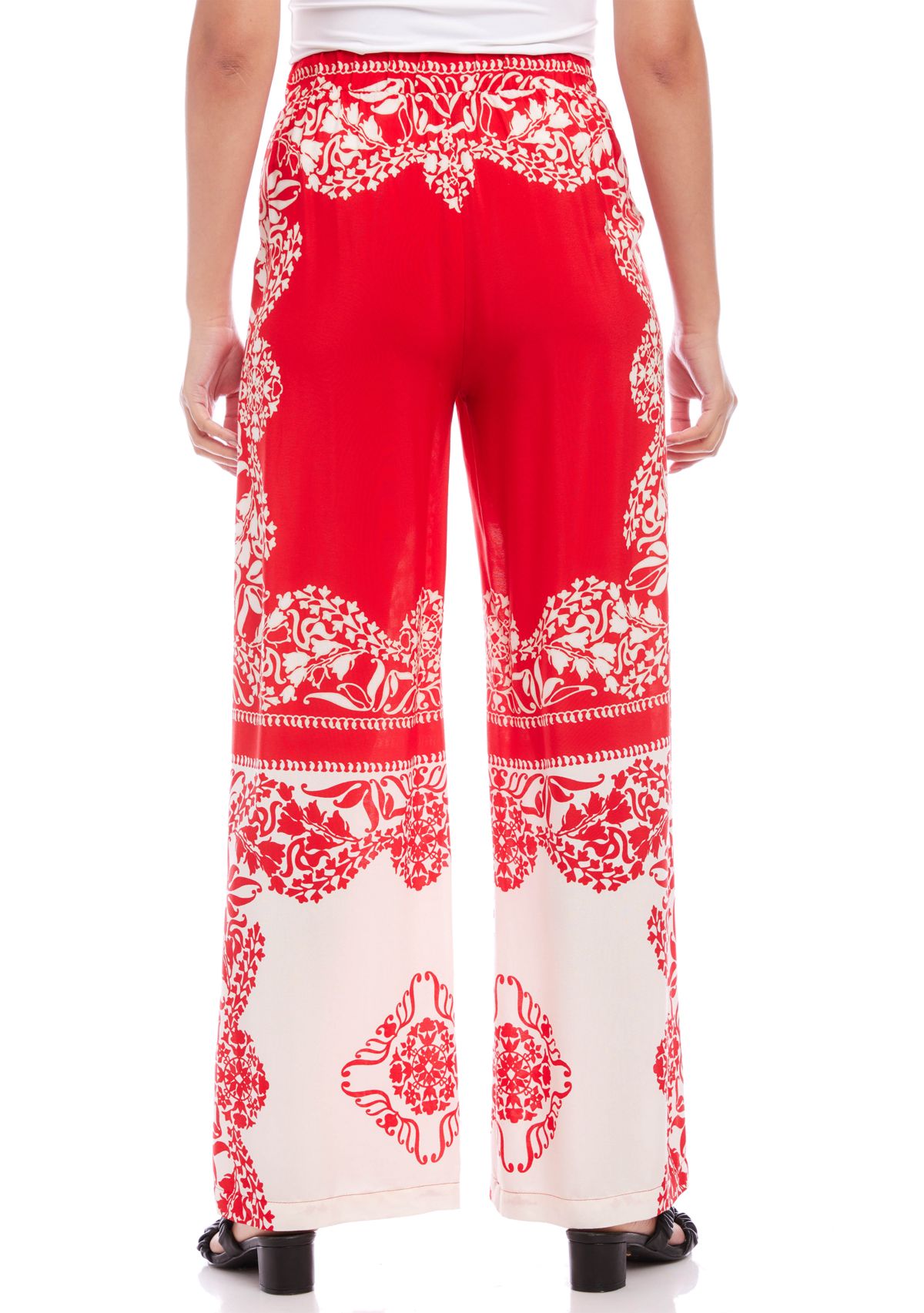 Womens Bandana Print Pants