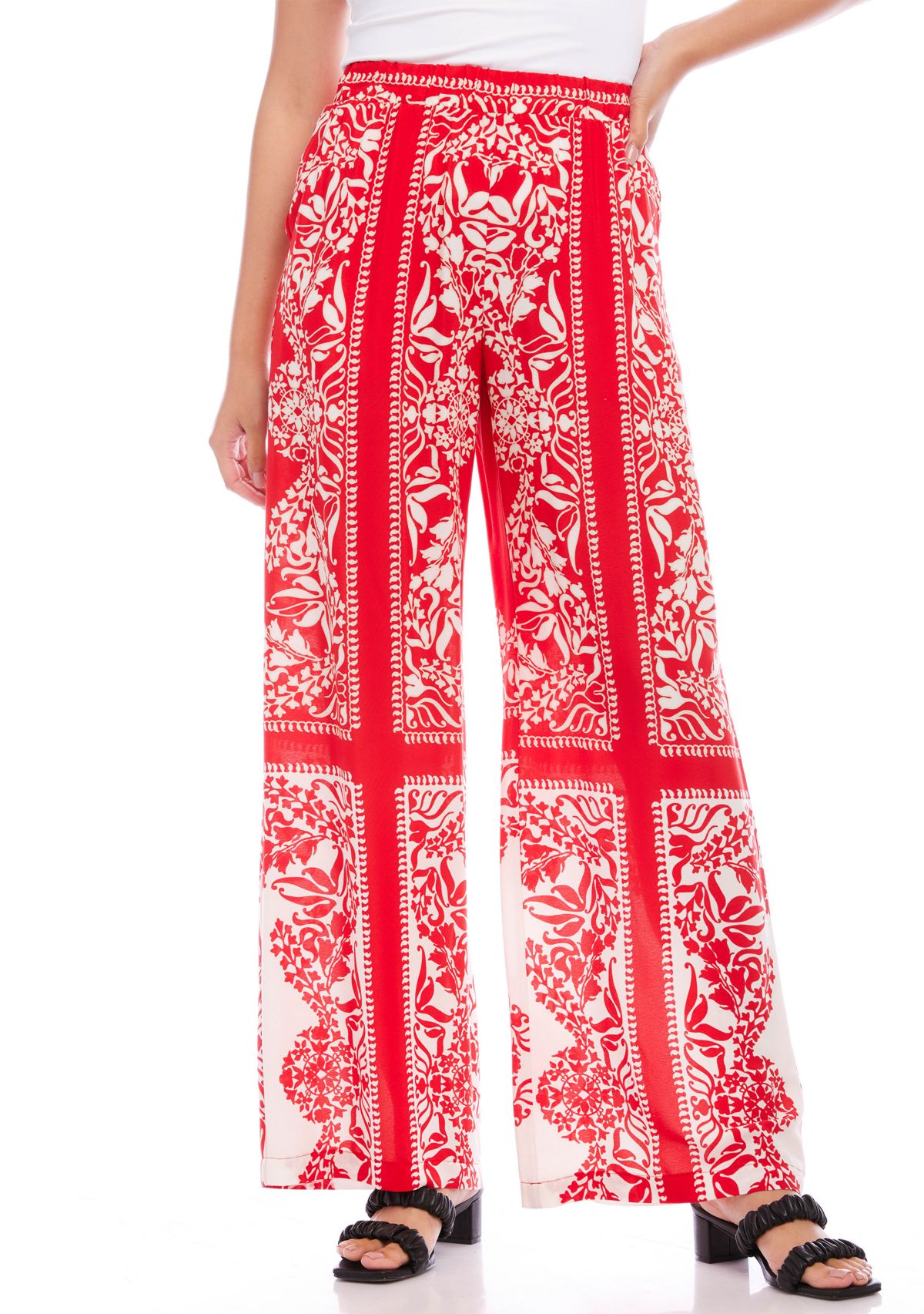 Womens Bandana Print Pants