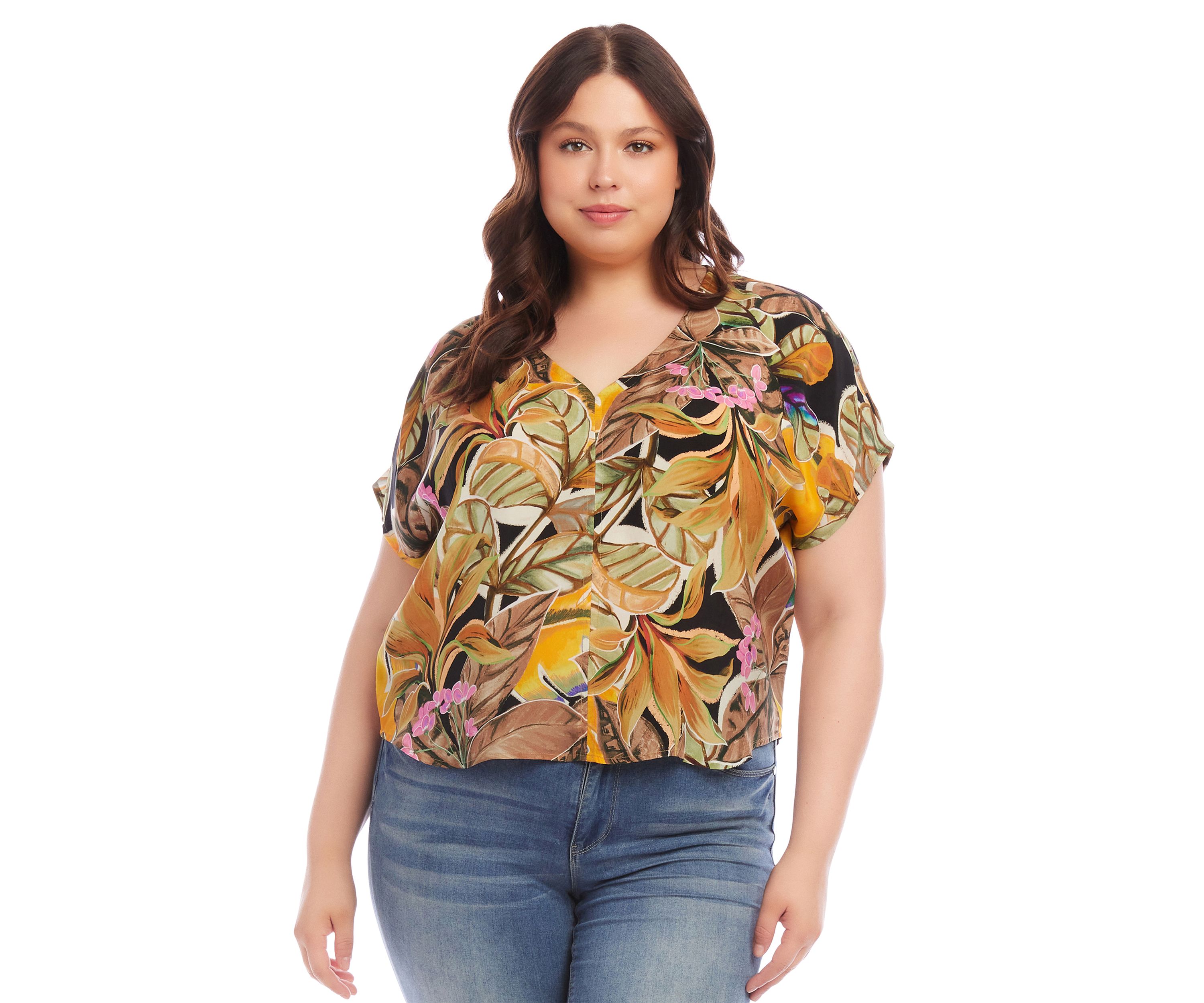 Plus Size Dolman Sleeve Top